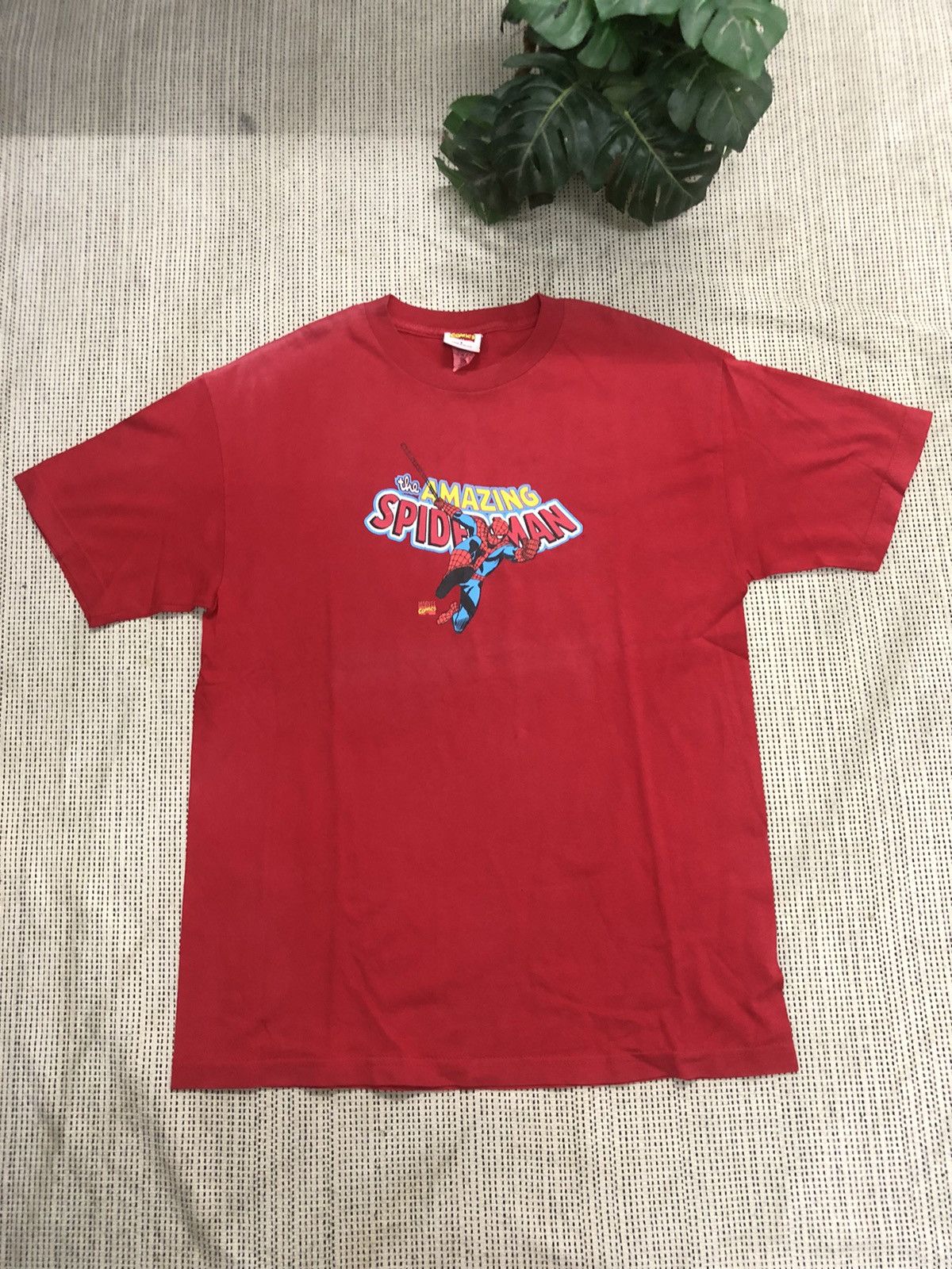 Marvel Comics × Vintage 00s Vintage SpiderMan Tee Faded Size Large Size US L / EU 52-54 / 3 - 6 Thumbnail