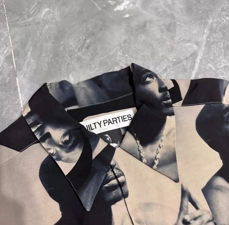 Wacko Maria Wacko Maria 2PAC Guilty Party Beige Portrait TUPAC Silk Lo Size US L / EU 52-54 / 3 - 3 Thumbnail