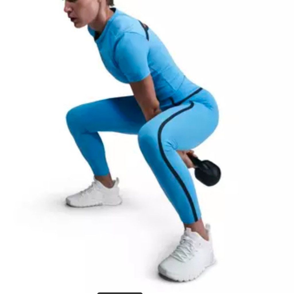 Nike Nike Women's One High-Waisted 7/8 Leggings-Blue Size XL Size 30" / US 8 / IT 44 - 1 Thumbnail