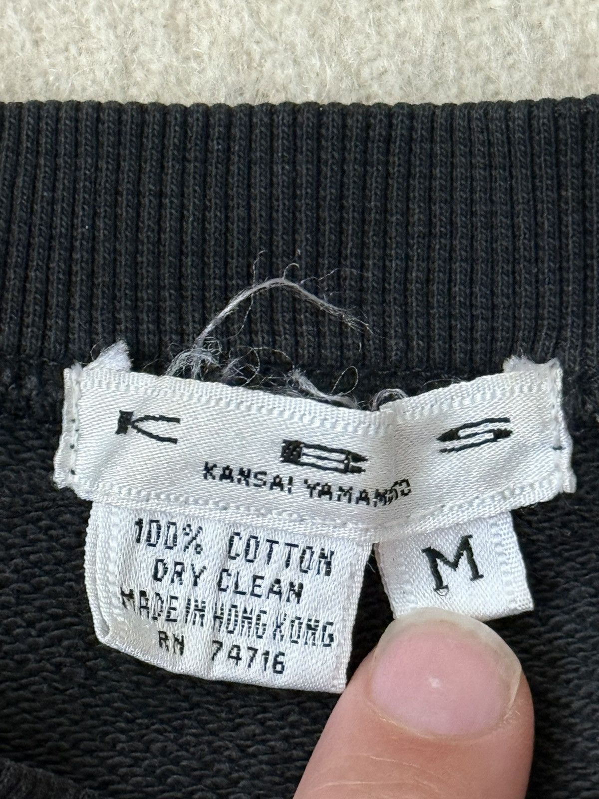 Kansai Yamamoto Vintage 80s 90 Kansai Yamamoto Crewneck Sweater Medium Bowie Size US M / EU 48-50 / 2 - 6 Thumbnail