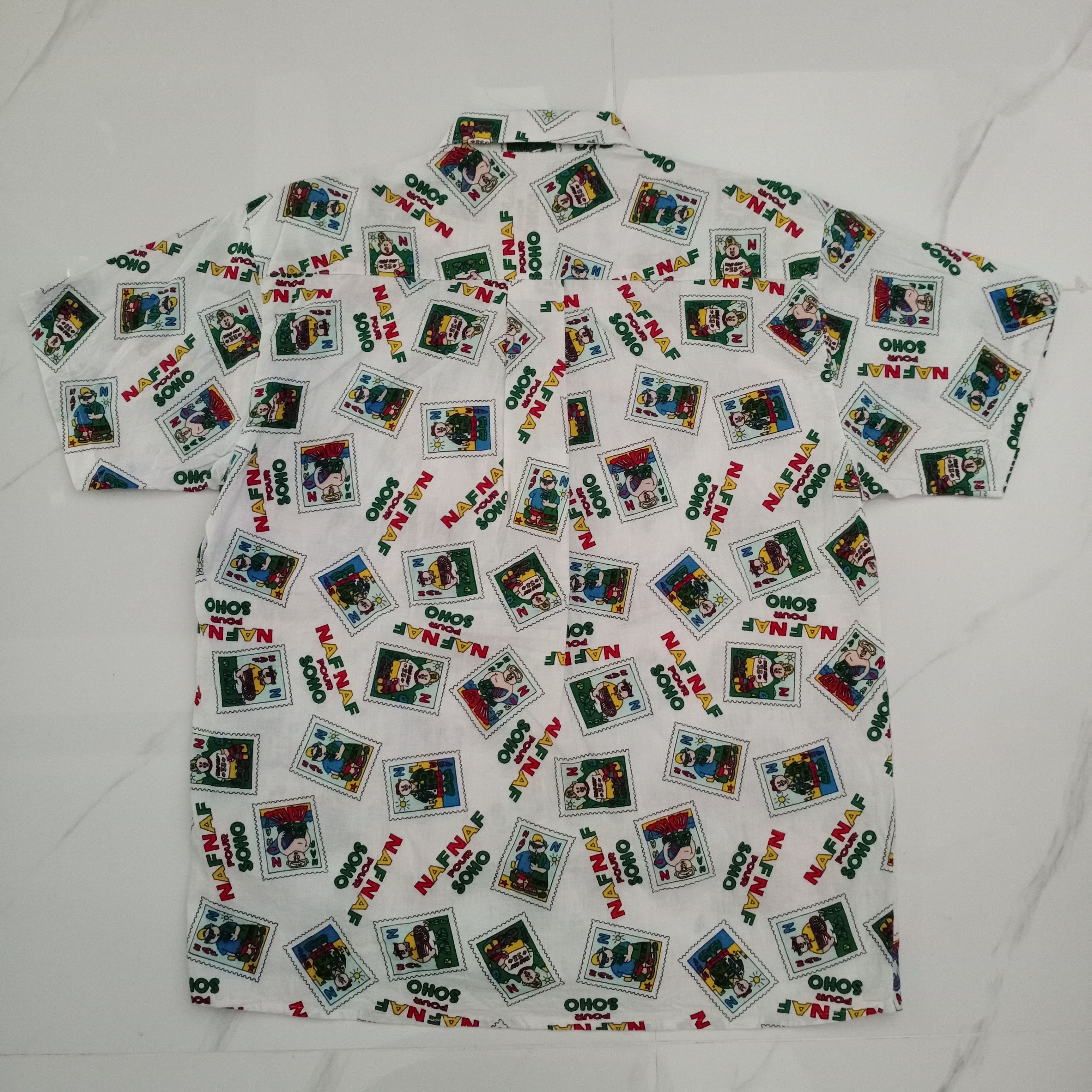 Issey Miyake × Japanese Brand NAF NAF POUR SOHO RARE FULL PRINT PIG HAWAII VINTAGE 90S Size US XL / EU 56 / 4 - 10 Thumbnail
