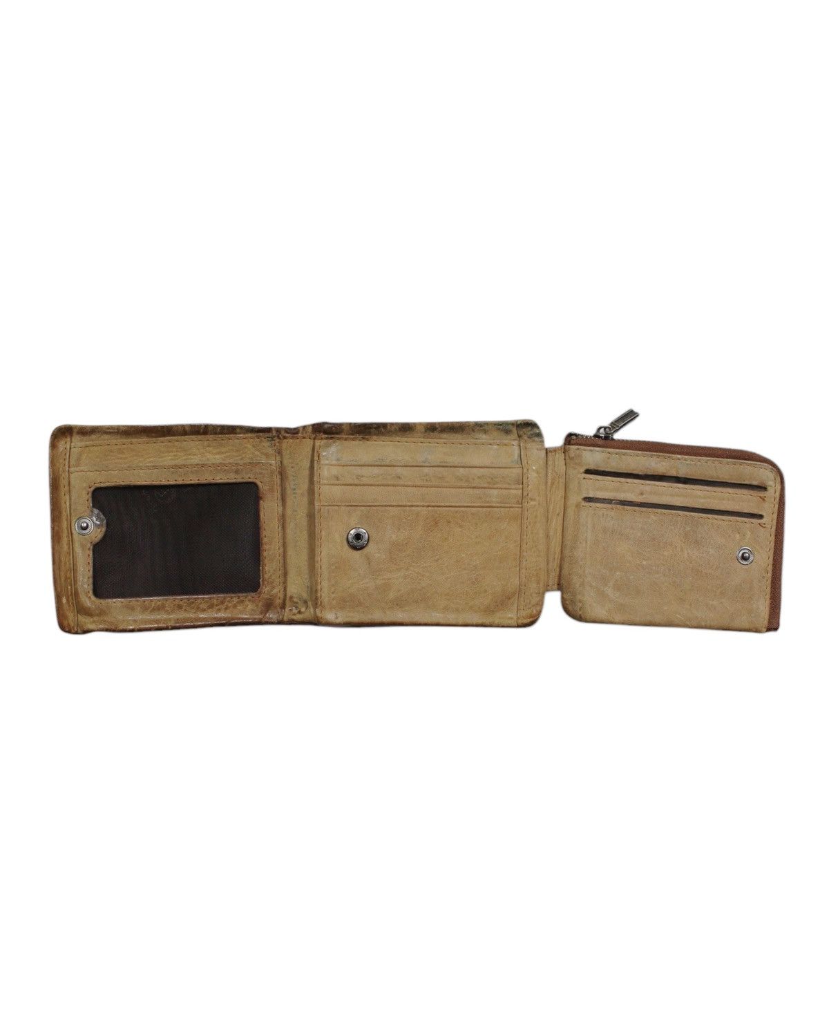 Vintage 2000S ESIPOSS PULL-UP LEATHER WALLET Size ONE SIZE - 6 Thumbnail