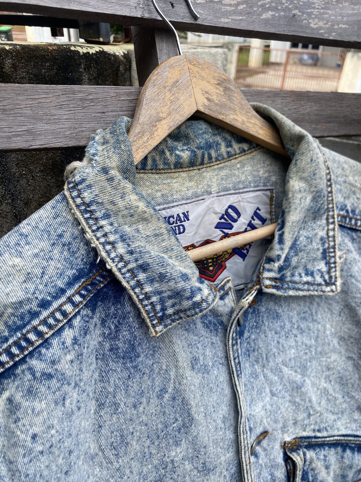 Jordache Vintage Distressed Jordache Denim Jacket Size US L / EU 52-54 / 3 - 8 Thumbnail