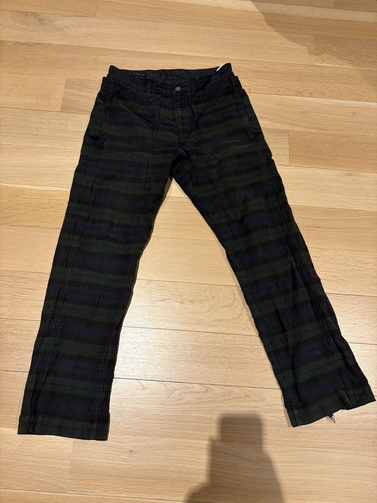 Final Home Final home striped double waisted pants Size US 32 / EU 48 - 1 Thumbnail