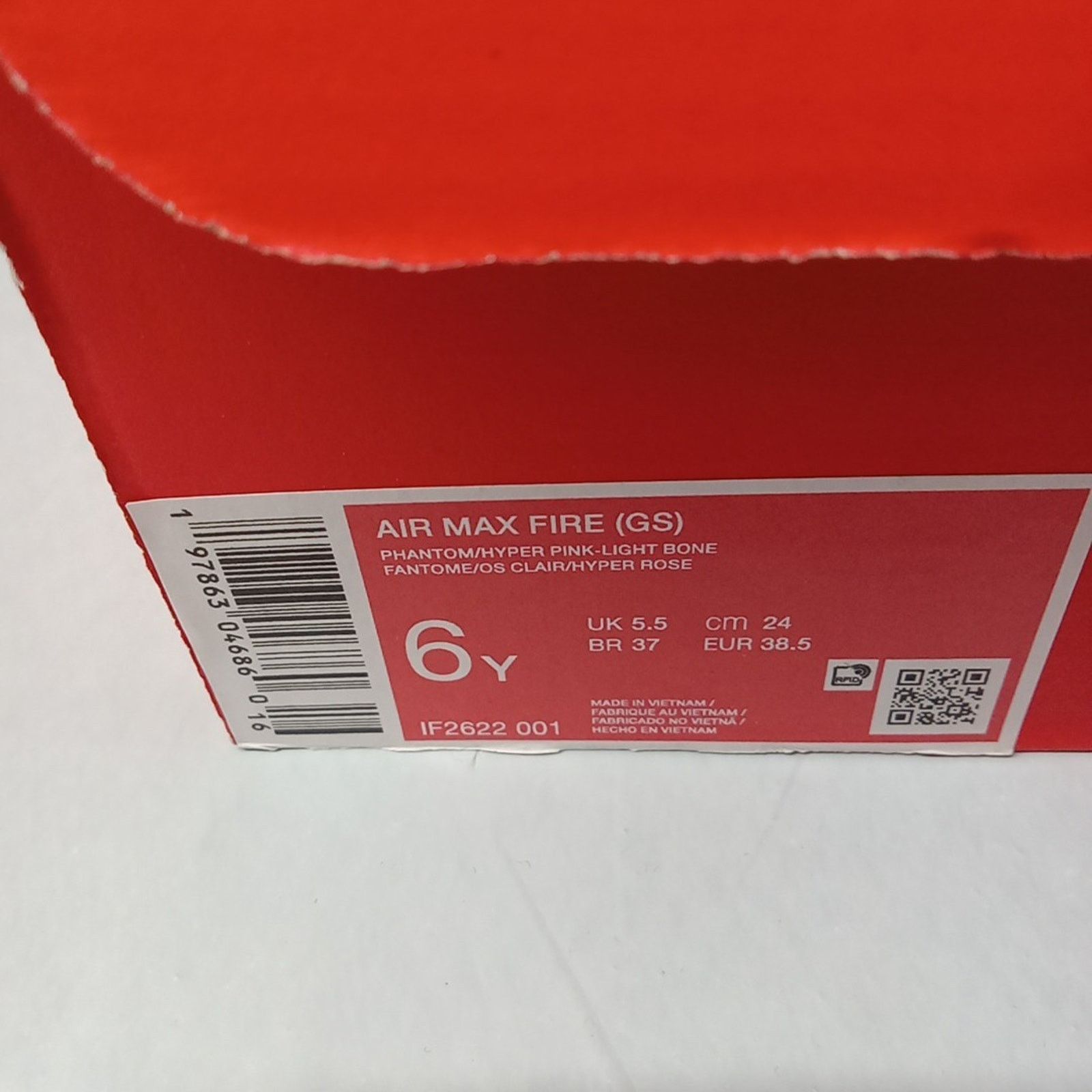 Nike Nike Air Max Fire Girl Size 6Y Women 7.5 Pink/Light Bone NEW Size US 7.5 / IT 37.5 - 9 Thumbnail