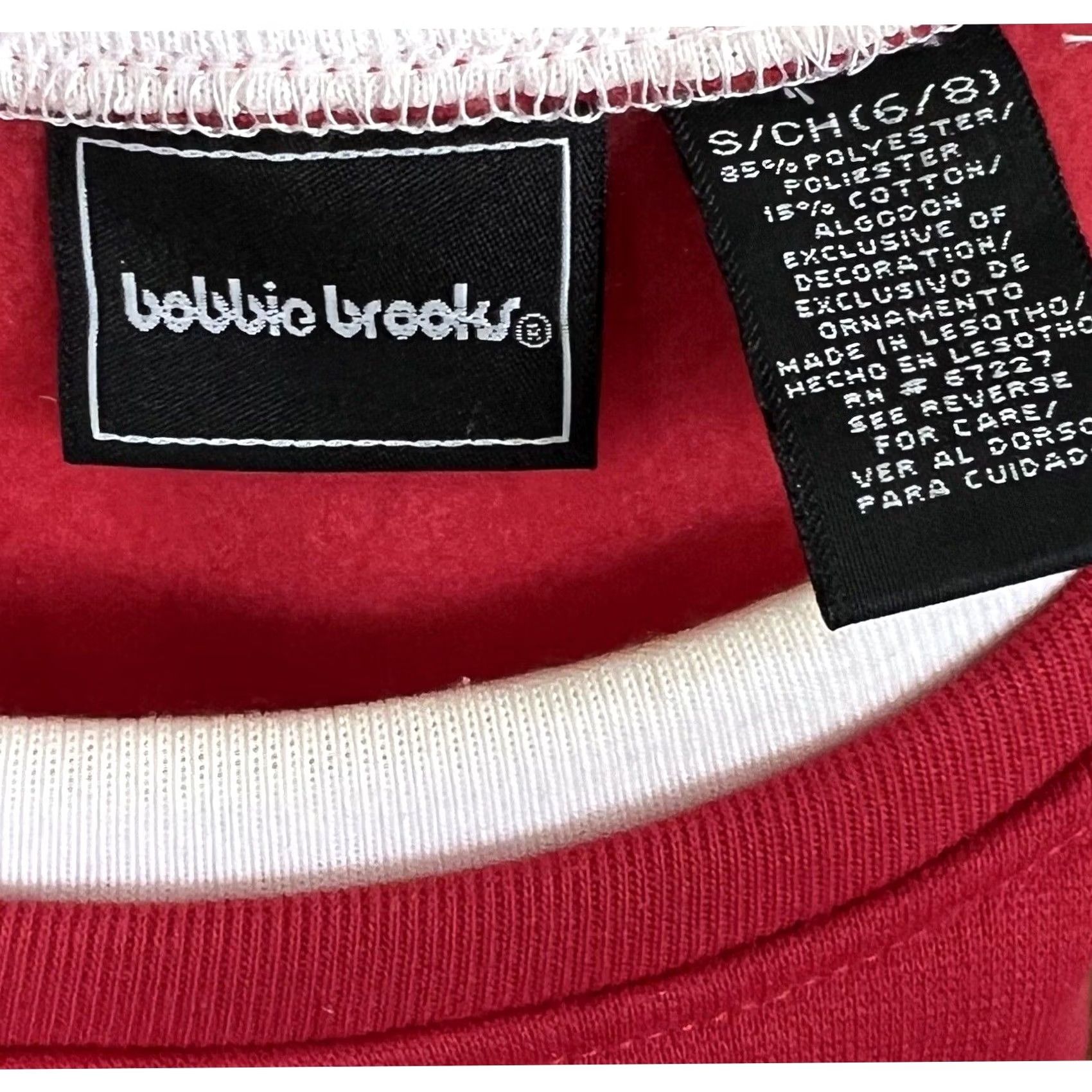 Vintage VINTAGE Bobbie Brooks Christmas Embroidered Sweatshirt Red Pullover Sz S Womens Crew Neck Long Sleeve Pullover 90s Decade Holiday Size S / US 4 / IT 40 - 7 Thumbnail