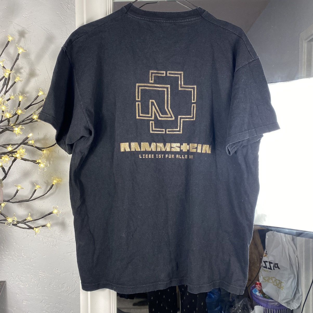 Band Tees RAMMSTEIN Y2K LIEBE IST FUR ALLE DA T SHIRT Size US XL / EU 56 / 4 - 2 Thumbnail