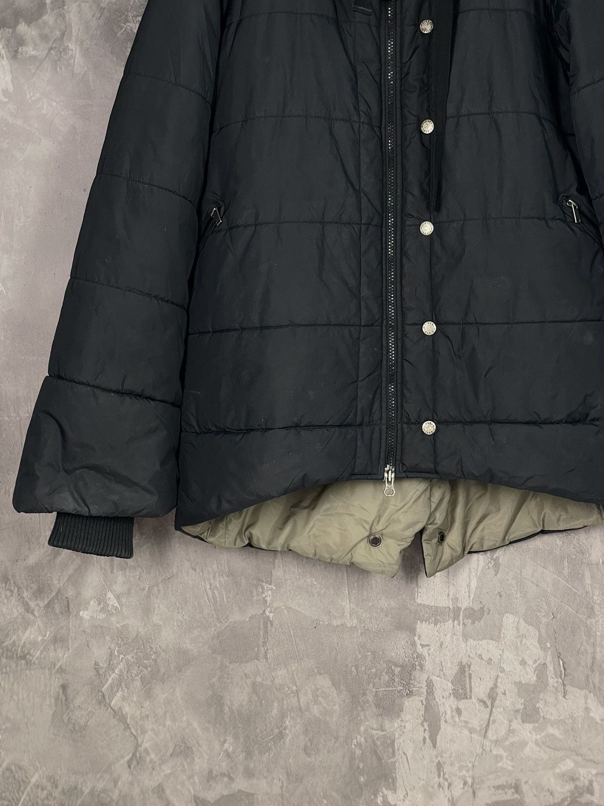 Diesel × Japanese Brand Diesel Y2K Vintage Long Puffer Avant Garde Jacket Hooded Size XL / US 12-14 / IT 48-50 - 5 Thumbnail