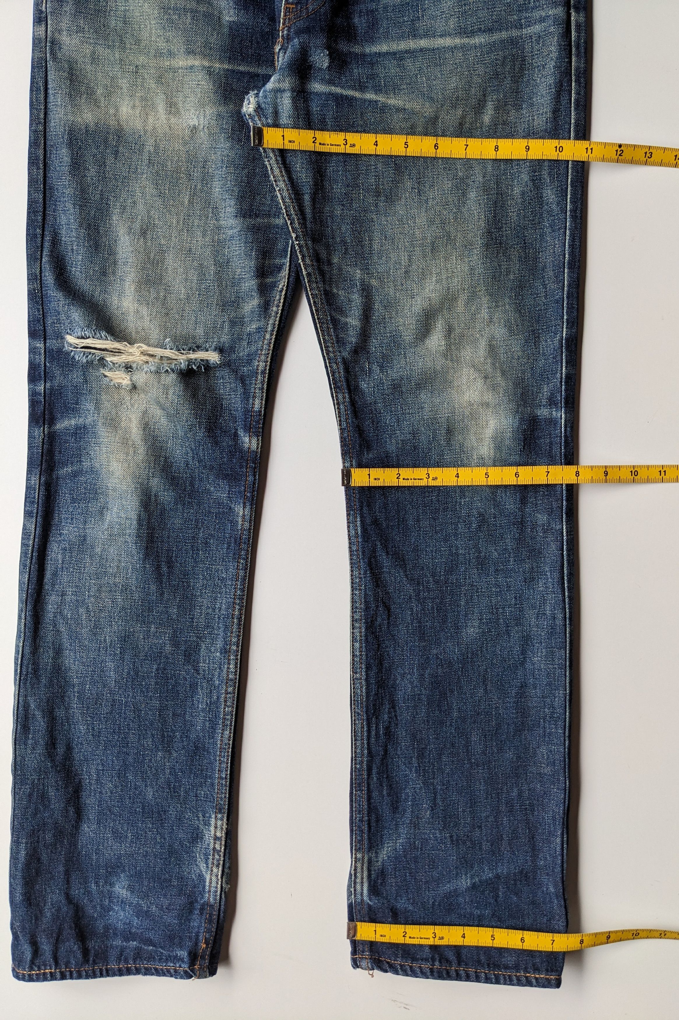 If Six Was Nine × Japanese Brand × Jean Stabilizer distressed faded jeans Size US 34 / EU 50 - 8 Thumbnail