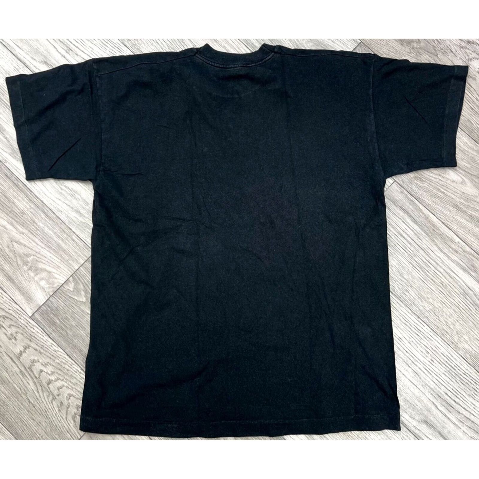 Vintage Vintage The Simpsons Man in Black T-Shirt Size L Black Short Sleeve Mens 1997 Stars Screen Stars Size US L / EU 52-54 / 3 - 2 Thumbnail