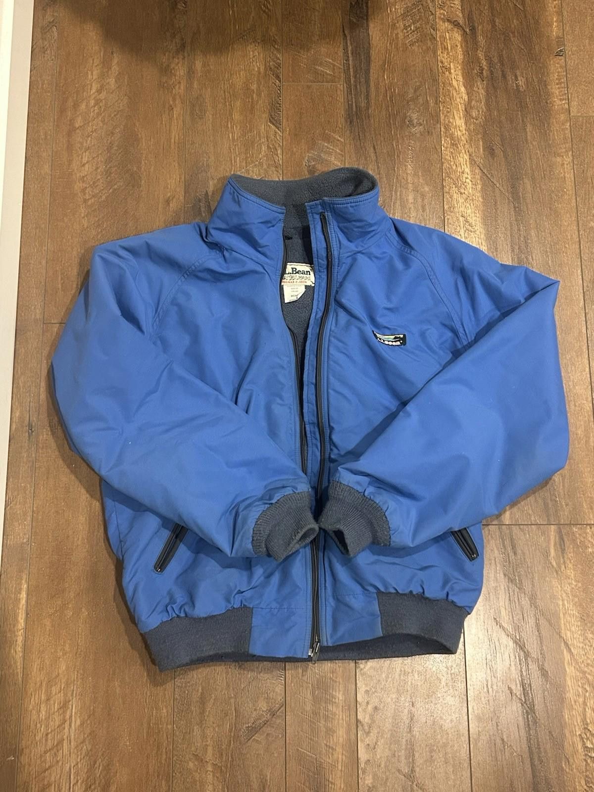L.L. Bean VTG 90s LL Bean Jacket Warm Up Fleece Lined Crop Fit Mens M Size US M / EU 48-50 / 2 - 1 Thumbnail
