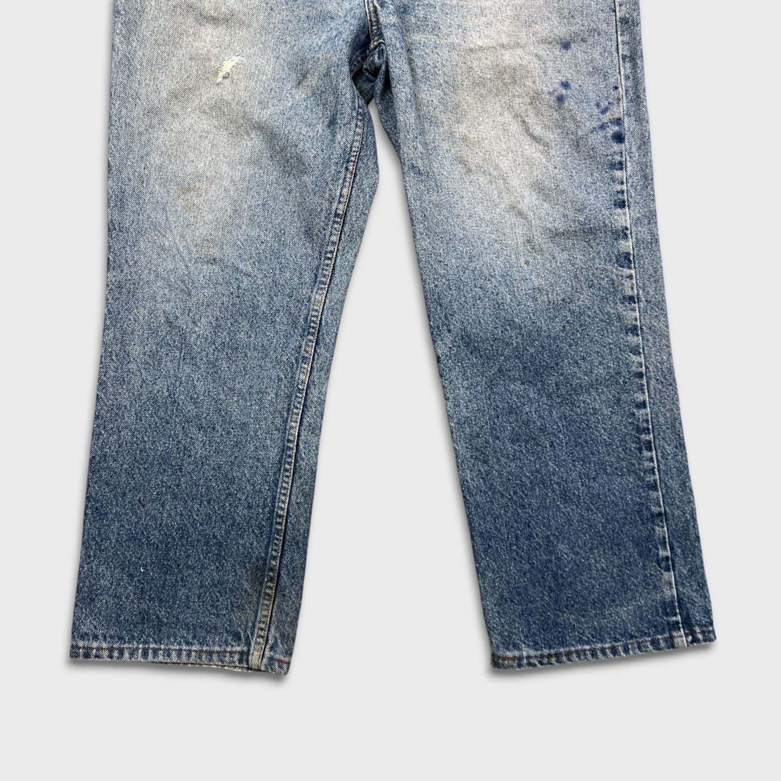 Levi's × Vintage Vintage 619 Levi's Jeans 33x26 Orange Tab Faded 90s Denim Size US 33 - 3 Thumbnail
