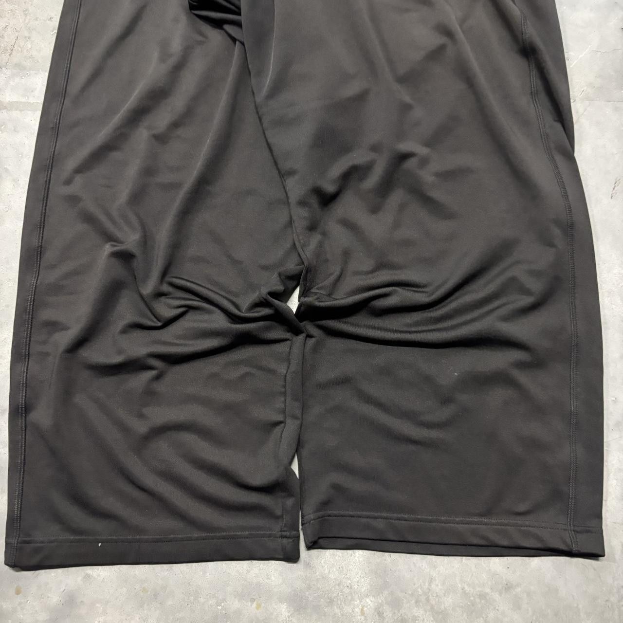Japanese Brand × Vintage Crazy Vintage Y2K/2000s Baggy Black Drill Streetwear Loose Fit Track Pants! Size US 36 / EU 52 - 5 Thumbnail