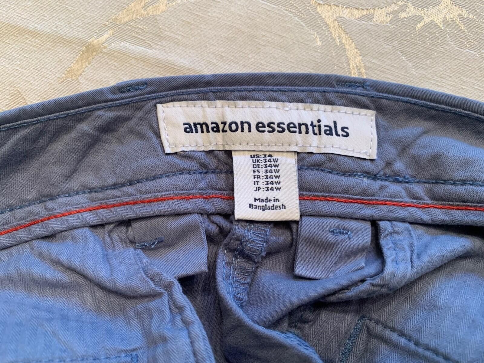 Other Amazon Essentials Men's Slim Fit 5" Flat-Front Shorts Size US 34 / EU 50 - 7 Thumbnail