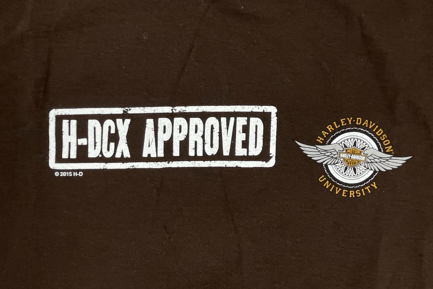 Harley Davidson 2015 Harley-Davidson “Kick-Ass / h-dcx Approved” Tee (L) Size US L / EU 52-54 / 3 - 6 Thumbnail