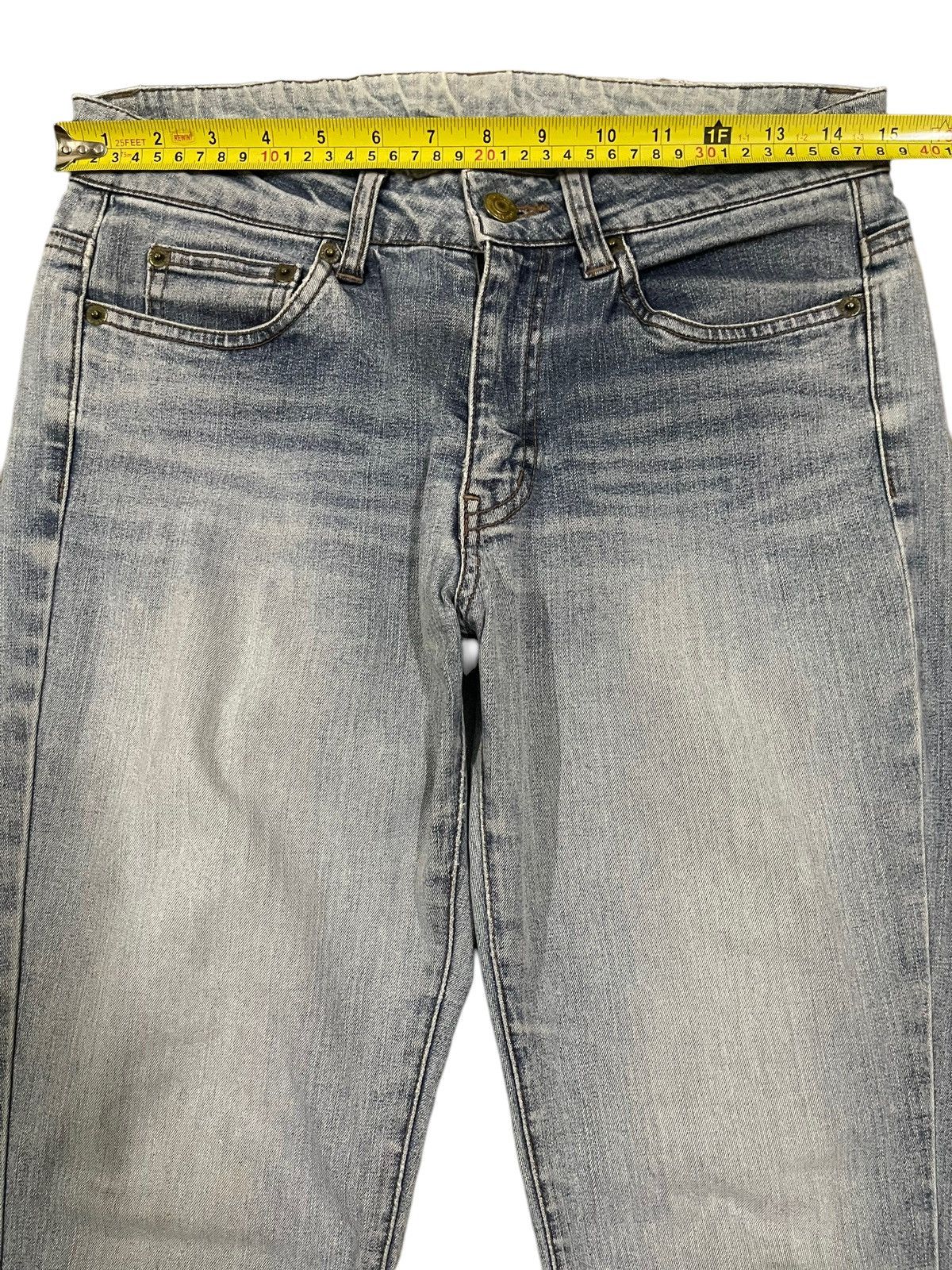 Hysteric Glamour Vintage Japanese Brand Blue Wash Style Flare Jeans Size US 30 / EU 46 - 9 Thumbnail