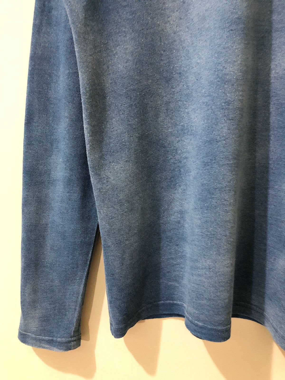 Japanese Brand Growth by Grail 3 Star Pocket Tee Denim Faded Details Style Size L / US 10 / IT 46 - 7 Thumbnail