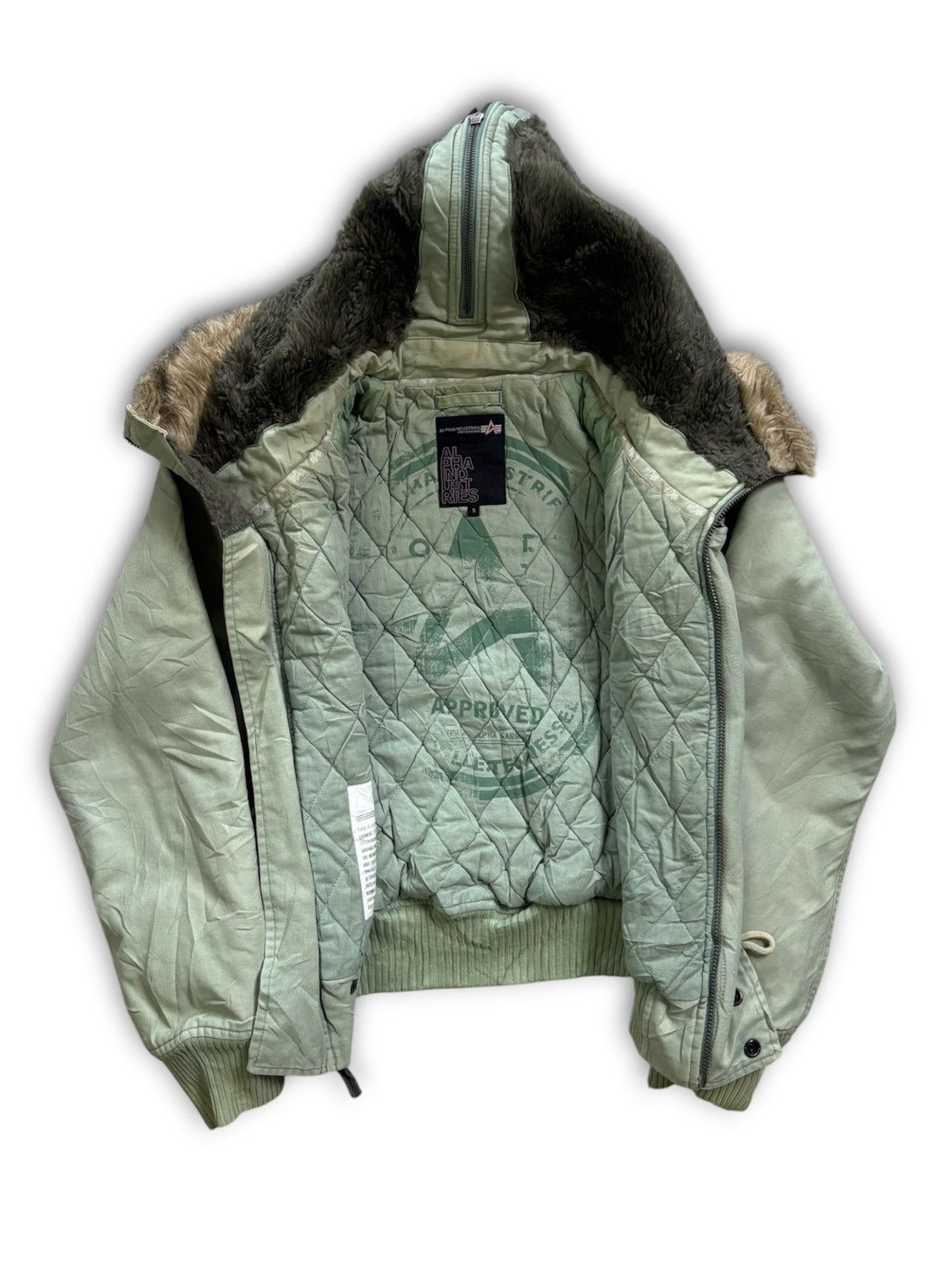 Alpha Industries 2000s Alpha Industries N2B Flight Jacket With Fur Size US S / EU 44-46 / 1 - 3 Thumbnail