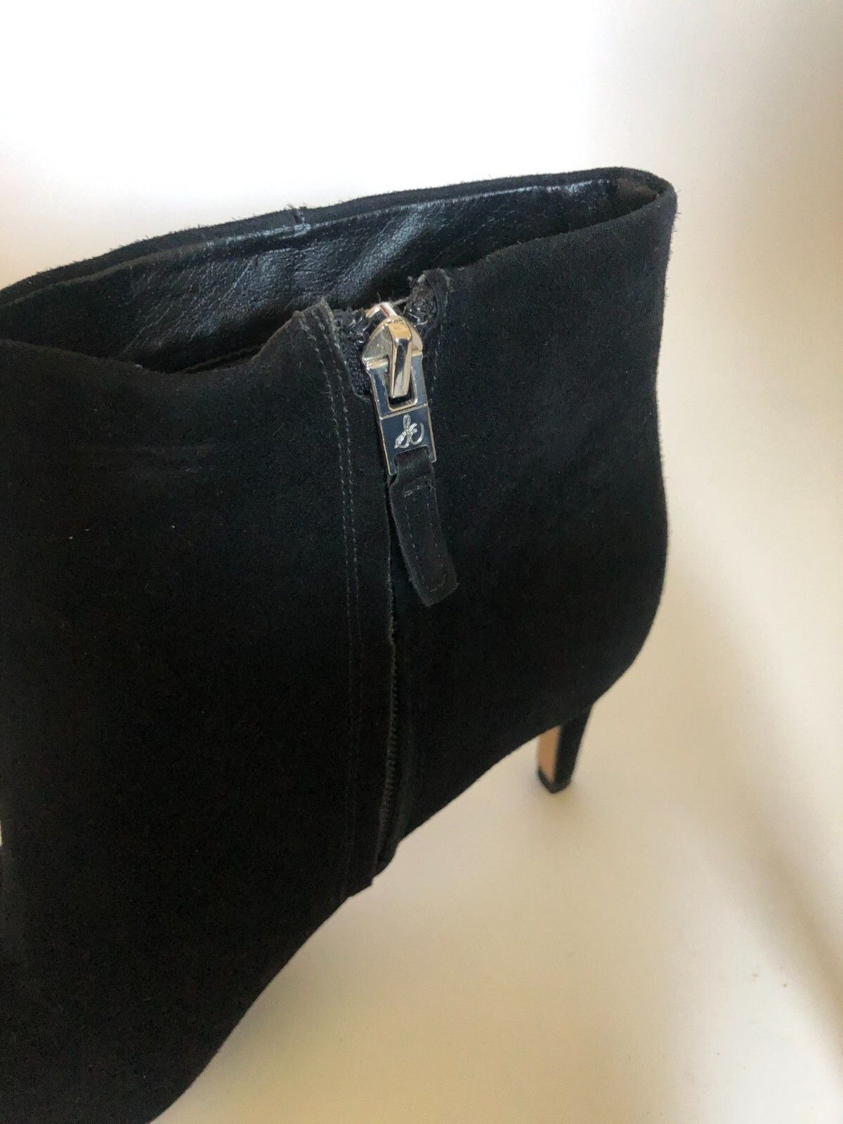 Sam Edelman Sam Edelman Black Suede Leather High Heel Booties 9M US Size US 9 / IT 39 - 2 Thumbnail