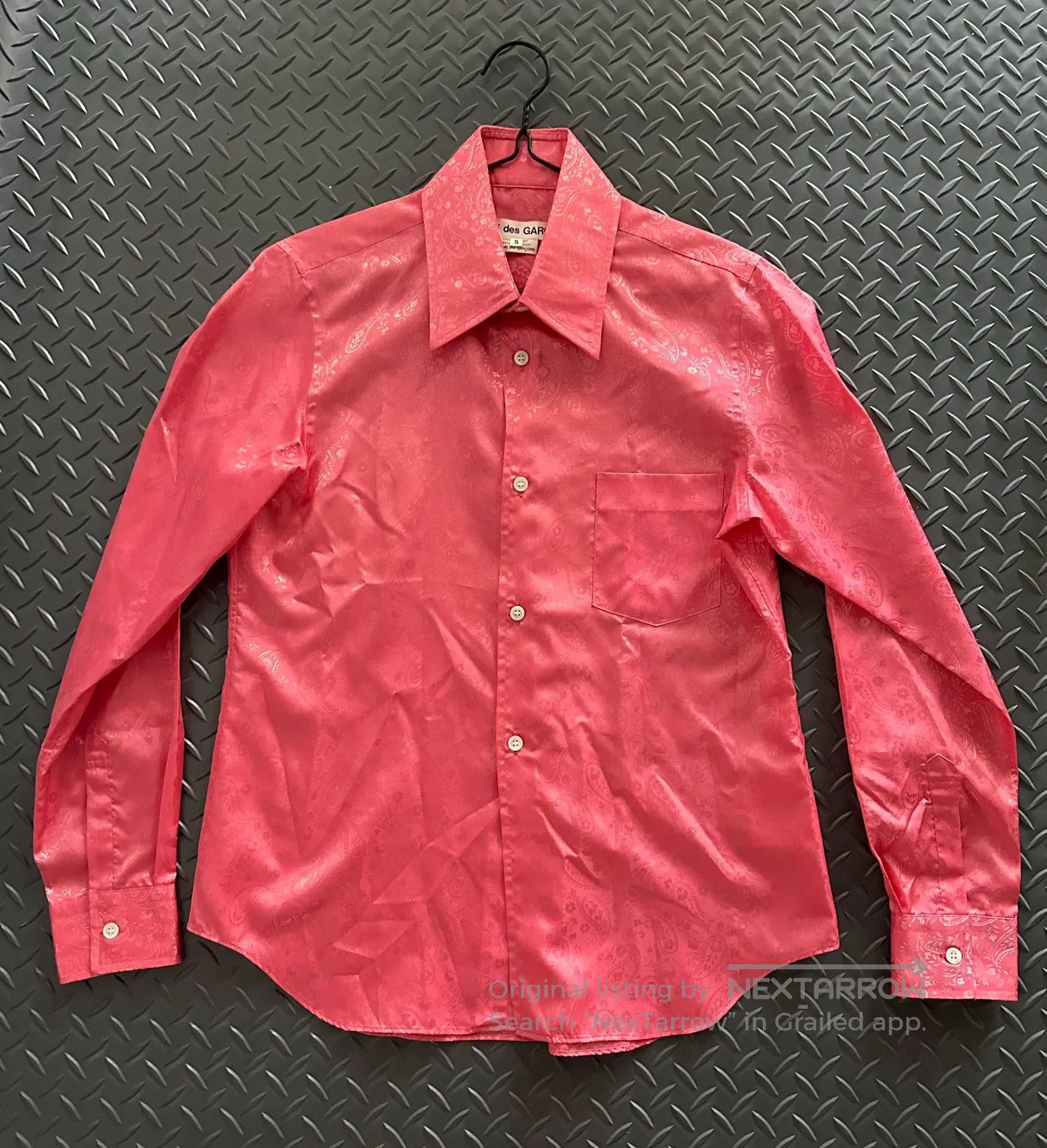 Comme des Garcons SHIRT Comme Des Garçons Pink Paisley Shirt. Size S / US 4 / IT 40 - 1 Thumbnail