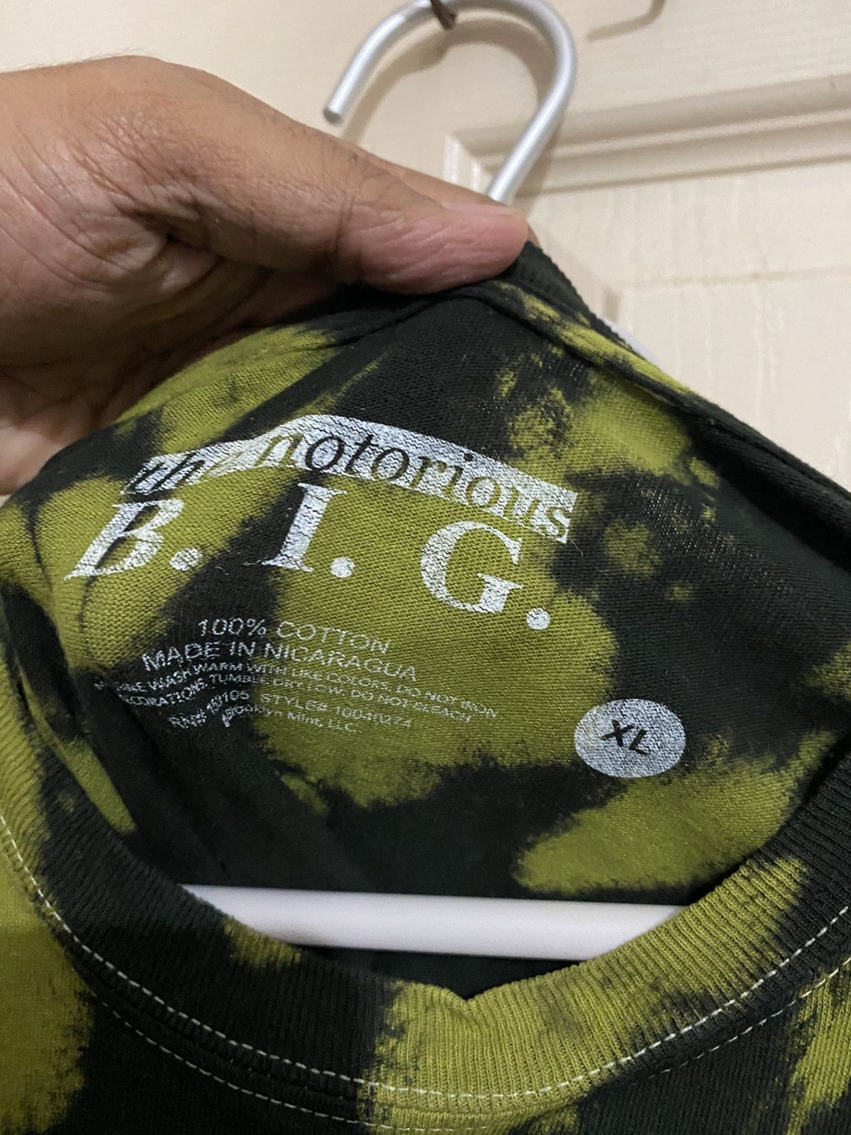 Band Tees Notorious B.I.G. Tie-Dye Graphic Tee – Biggie Baby Photo Size US XL / EU 56 / 4 - 6 Thumbnail