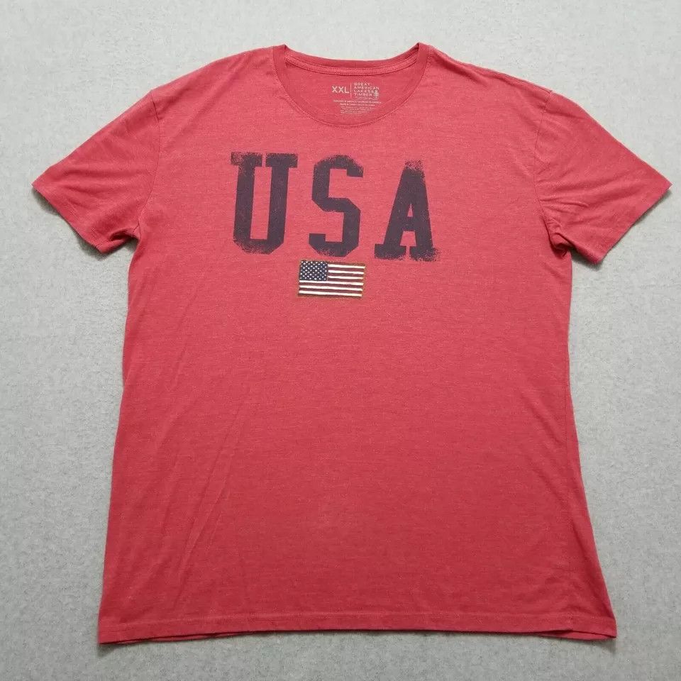Other Great American Lakes & Timber Shirt Men XXL American Flag Size US XXL / EU 58 / 5 - 1 Thumbnail