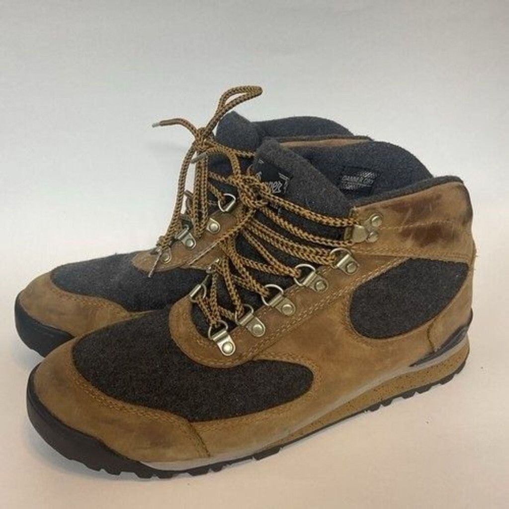 Danner Danner Jag Wool Elk Leather Lace Hiking Boots Men Size 9.5D Size US 9.5 / EU 42-43 - 10 Thumbnail