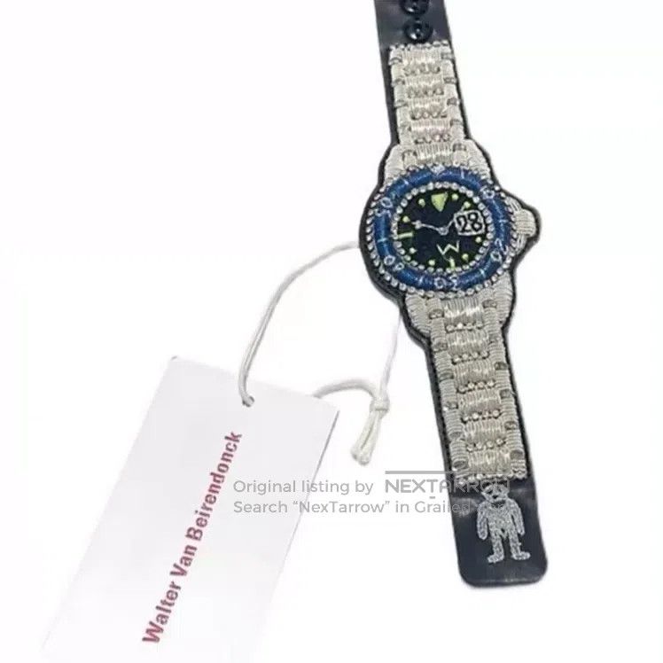 Walter Van Beirendonck Walter Van Beirendonck Embroidered bracelet, watch-style b Size ONE SIZE - 2 Thumbnail