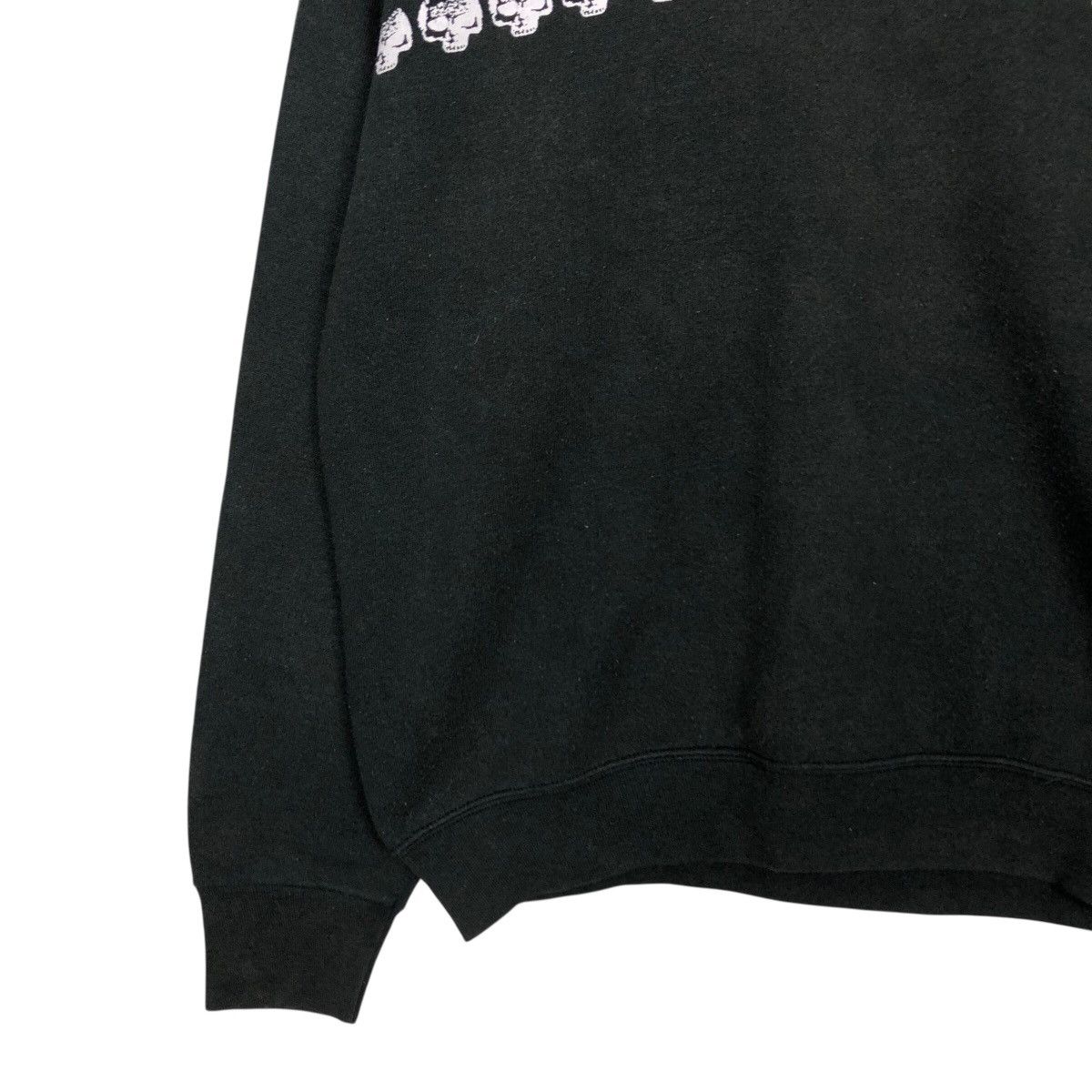 Hysteric Glamour Vintage 90's Sweatshirt FOTL Rich Black Skeleton Full Print Size US M / EU 48-50 / 2 - 5 Thumbnail