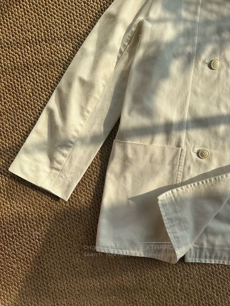 Hermes Hermes Cotton Removable Collar Jacket, Women's, White Size XS / US 0-2 / IT 36-38 - 6 Thumbnail