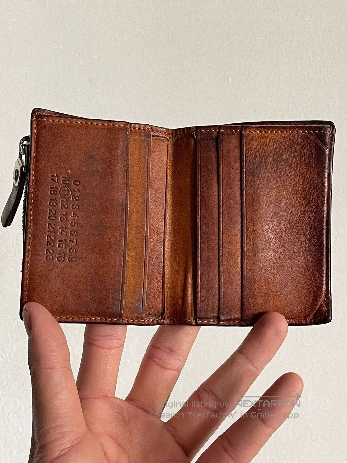 Maison Margiela Maison Martin Margiela Small Leather Wallet. Size ONE SIZE - 3 Thumbnail