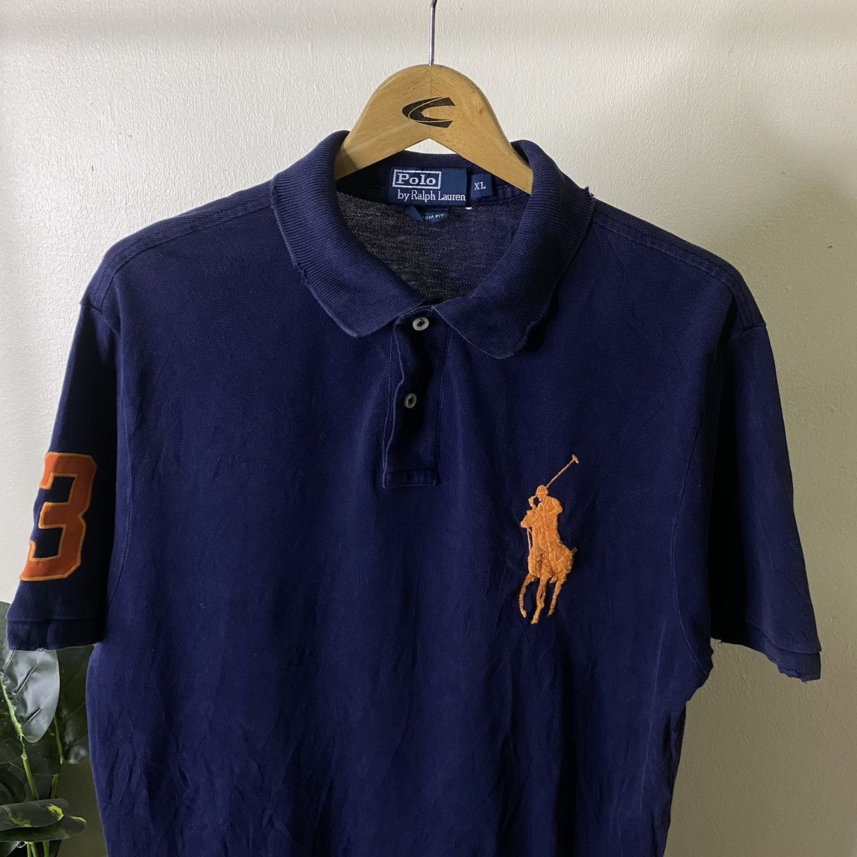 Polo Ralph Lauren Vintage Polo Ralph Lauren Embroidery Big Pony Polo Tee Size US M / EU 48-50 / 2 - 2 Thumbnail