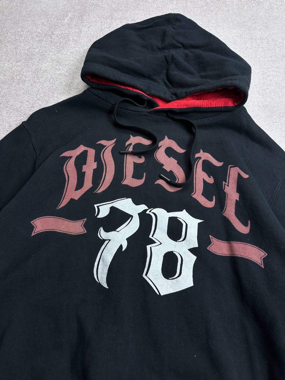 Diesel Vintage Diesel Avantgarde Grunge Hoodie Y2K Rare S Size US S / EU 44-46 / 1 - 3 Thumbnail