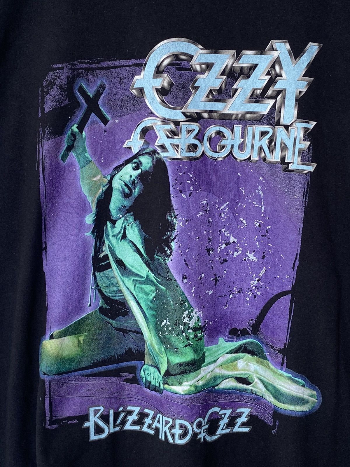 Ozzy Osbourne Rare Ozzy Osbourne Blizzard Of Ozz Band Tees black sabbath Size US XXL / EU 58 / 5 - 4 Thumbnail