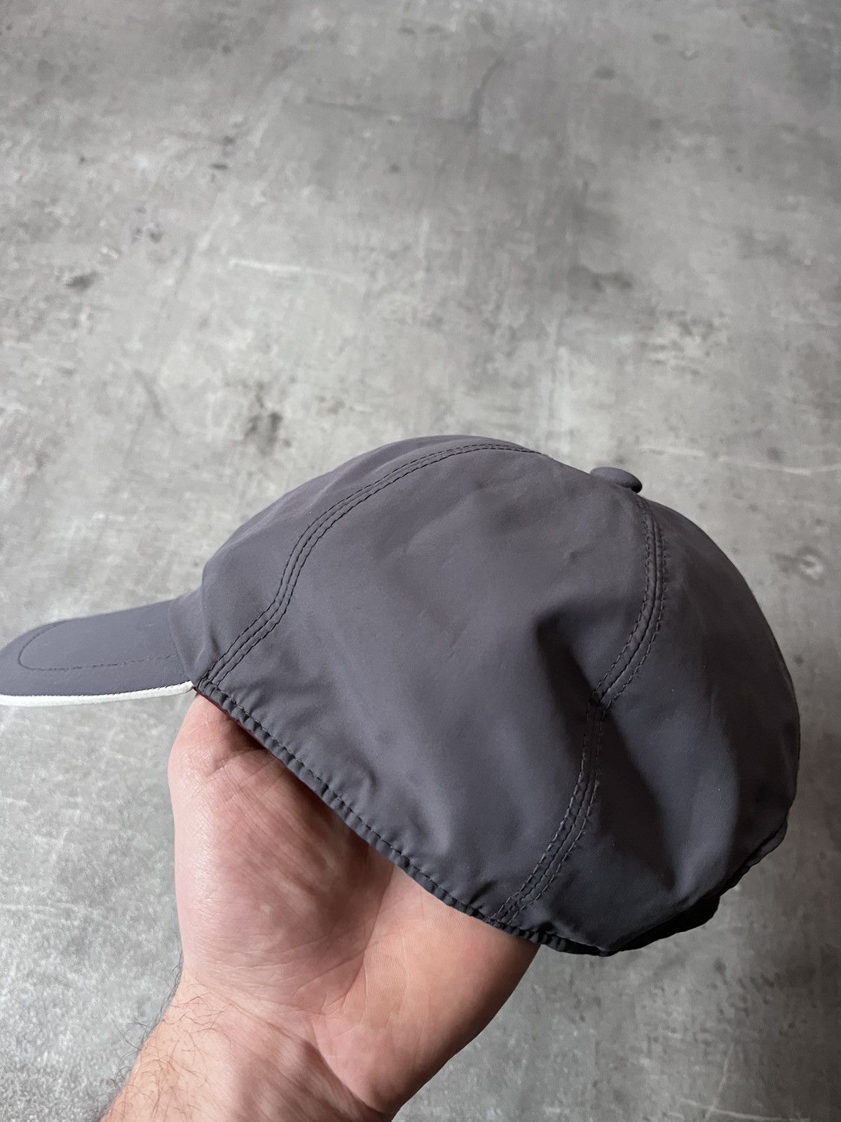 Loro Piana Loro Piana storm system nylon grey cap Size ONE SIZE - 4 Thumbnail