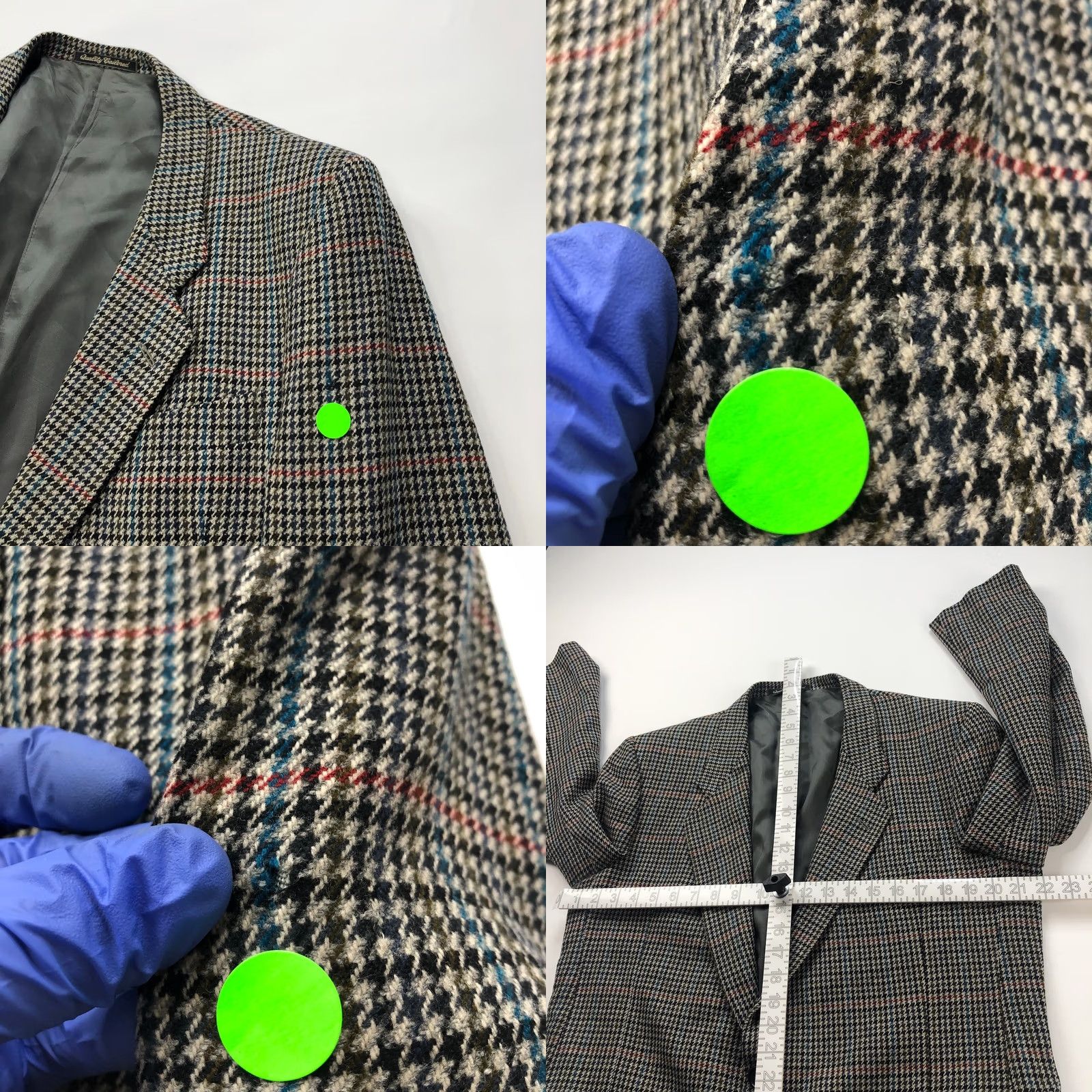 Ermenegildo Zegna Ermenegildo Zegna Tessuto Houndstooth 44 Wool Sport Coat Beige Black Mens Jacket Single-Breasted Notch Lapel Two-Button Front Regular Vintage No Size US S / EU 44-46 / 1 - 11 Thumbnail