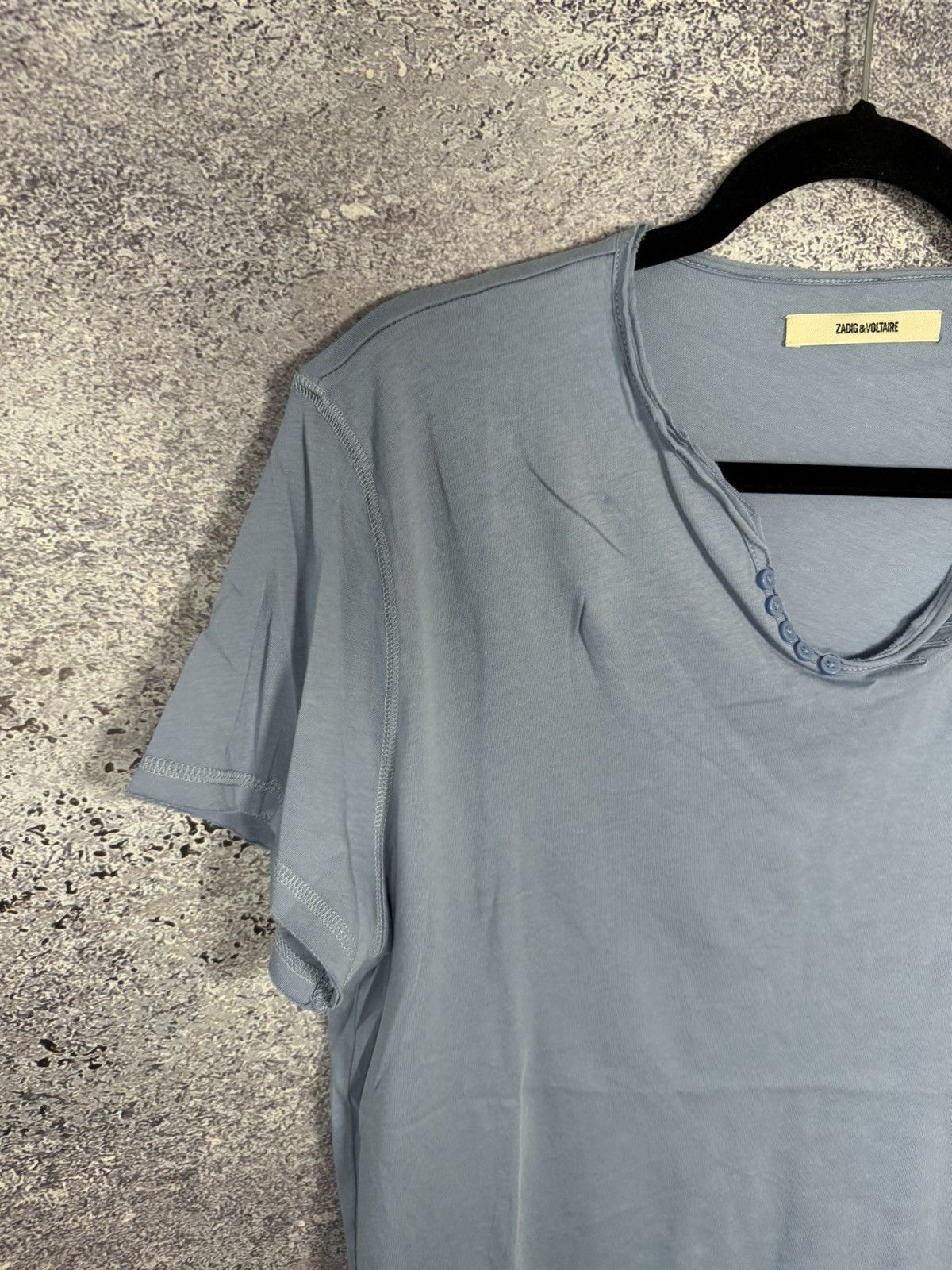 Zadig & Voltaire Zadig & Voltaire V Neck T shirt M size oldmoney Size US M / EU 48-50 / 2 - 2 Thumbnail