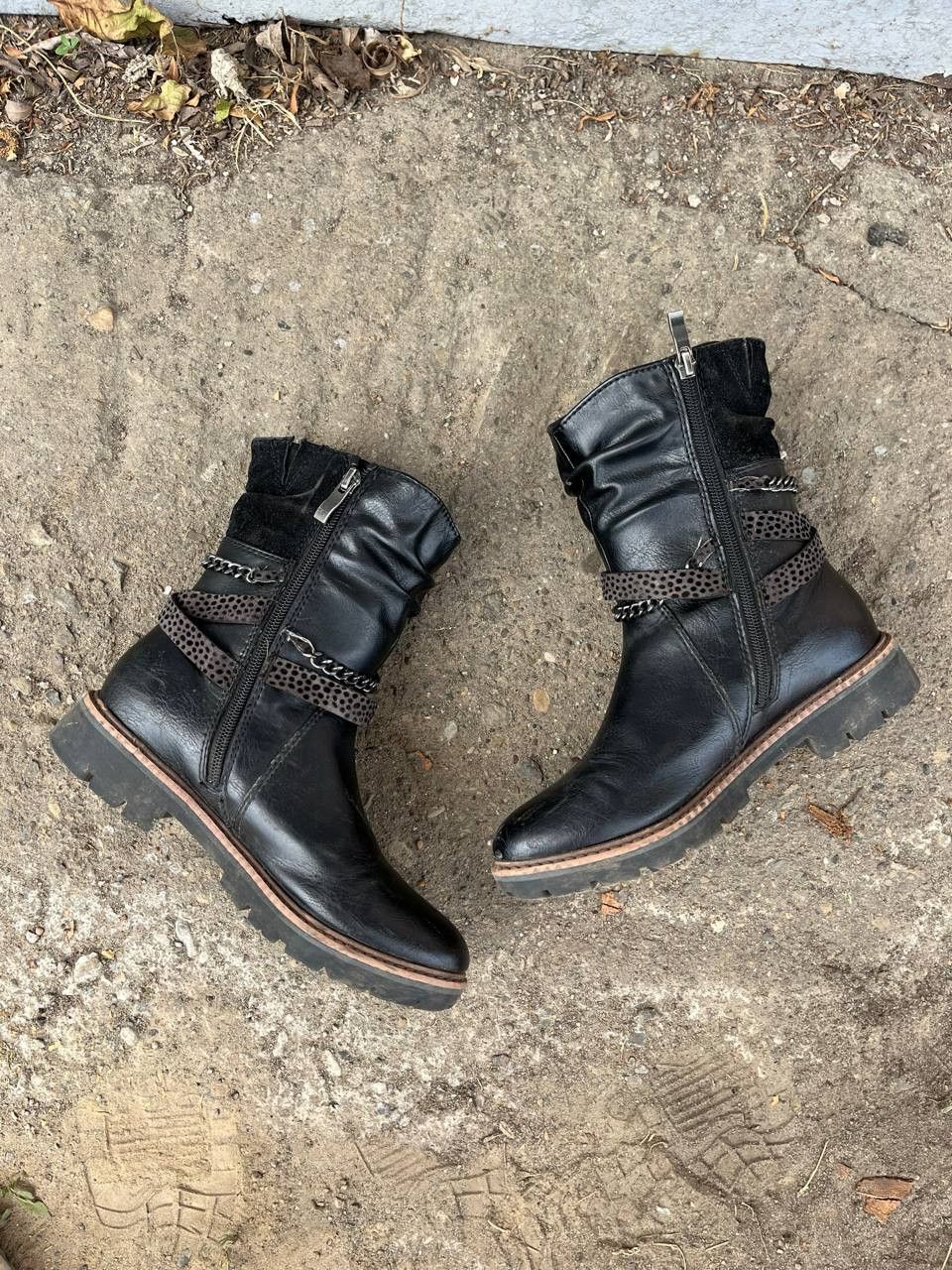 If Six Was Nine × Japanese Brand × Vintage Vintage As 98 Guidi style Leather Faded Biker High Boots Size US 6 / IT 36 - 2 Thumbnail