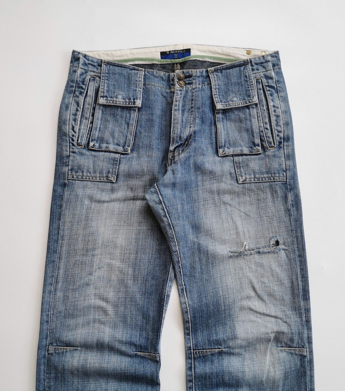 Paul Smith Thrashed Paul Smith Snap Multipocket Distressed Jeans Size US 34 / EU 50 - 3 Thumbnail