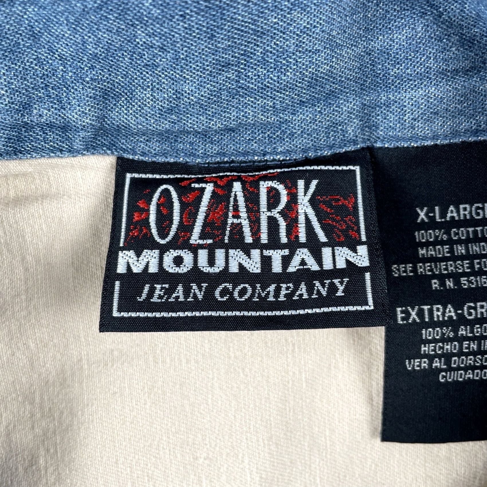 Vintage VINTAGE Ozark Mountain Jean Company Womens XL Button-Up Embroidered Western Shirt Size XL / US 12-14 / IT 48-50 - 4 Thumbnail