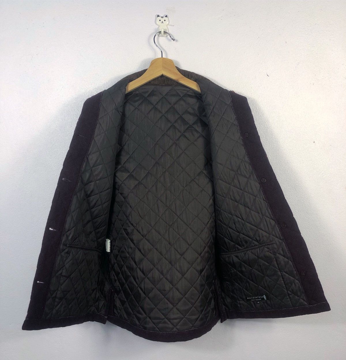 Mackintosh × Vintage Rare Vintage Mackintosh Wool Button Jacket Made in Scotland Size XS / US 0-2 / IT 36-38 - 8 Thumbnail