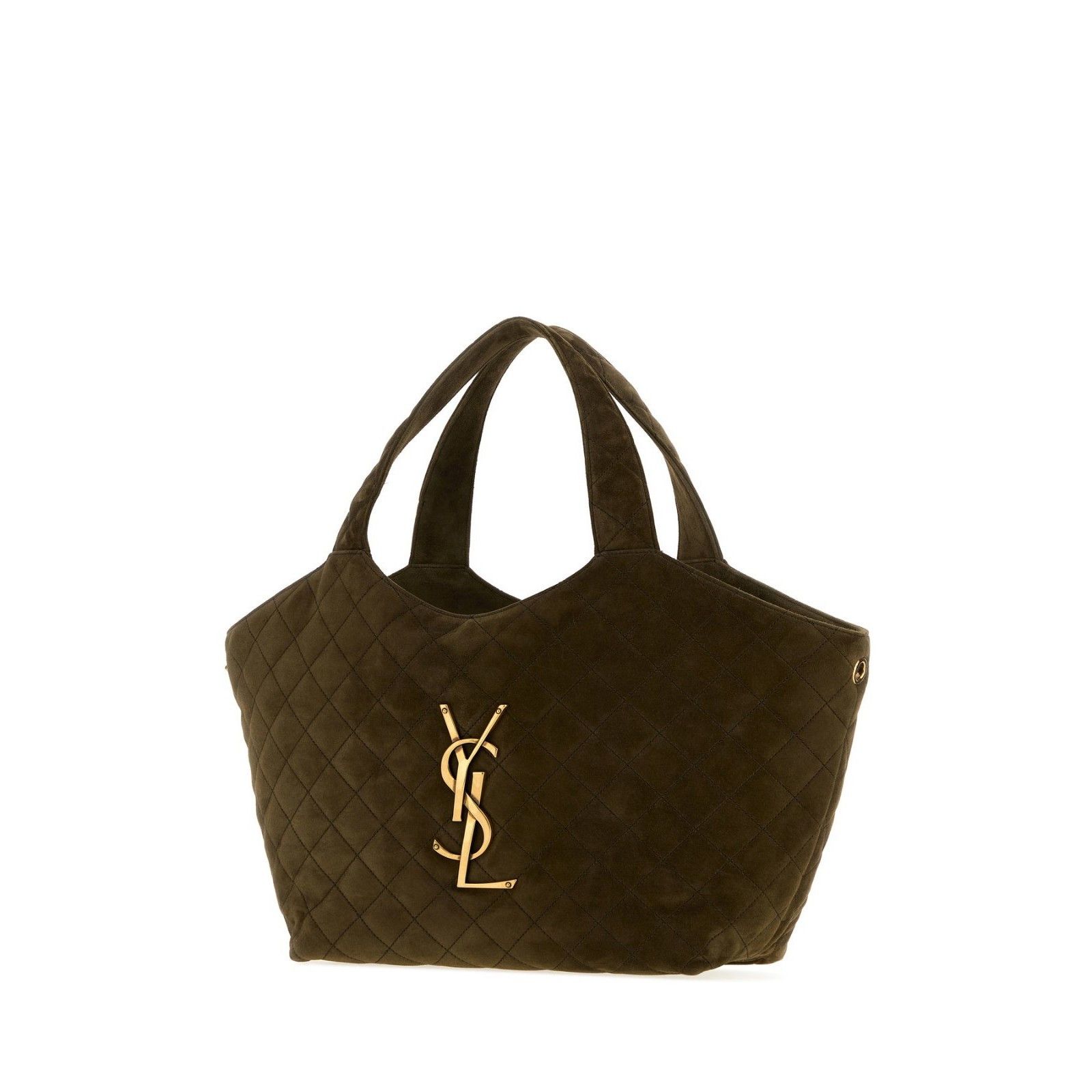 Saint Laurent Paris SAINT LAURENT $5100 Icare Medium Light Musk Suede Tote Bag N Size ONE SIZE - 2 Thumbnail