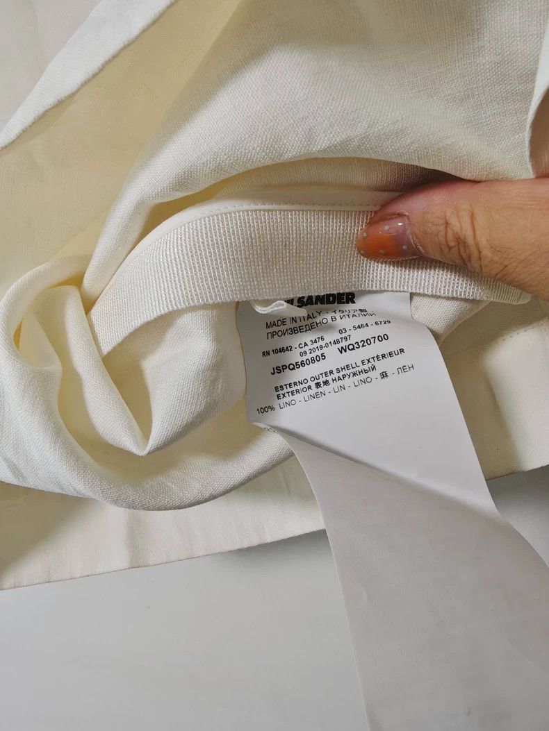 Jil Sander Jil Sander Linen tailored top Size 4XL / US 24-26 - 7 Thumbnail