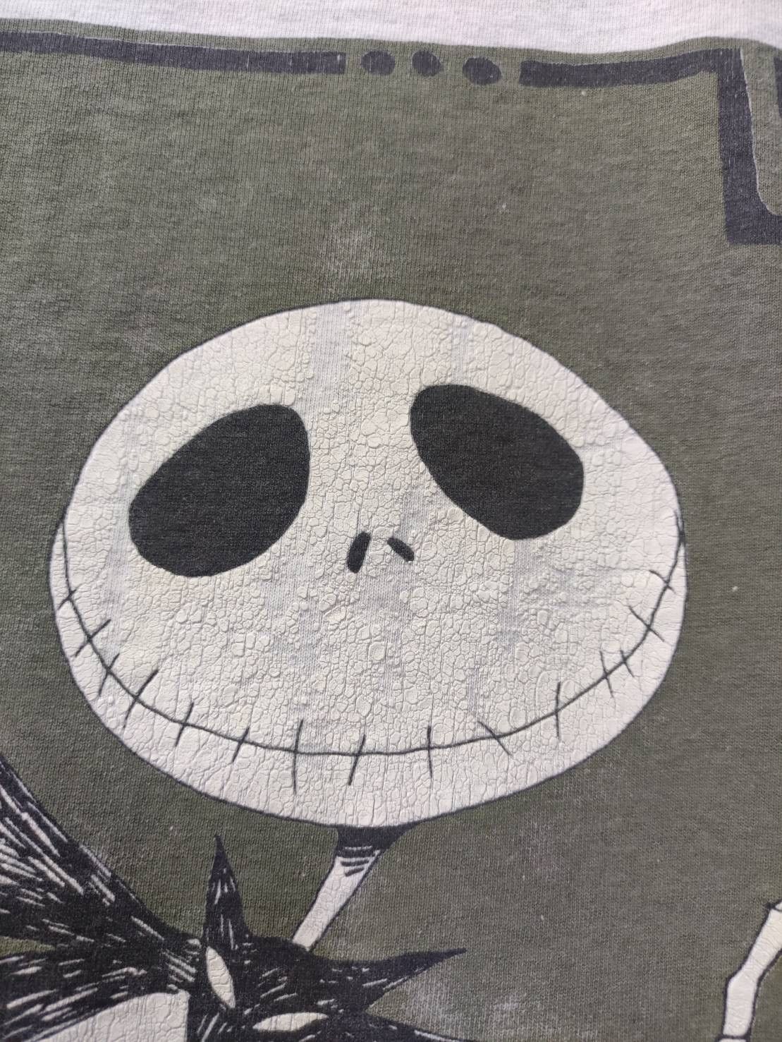 Disney Vtg 90's The Nightmare Before Christmas " Bone Daddy " USA Size US XL / EU 56 / 4 - 4 Thumbnail