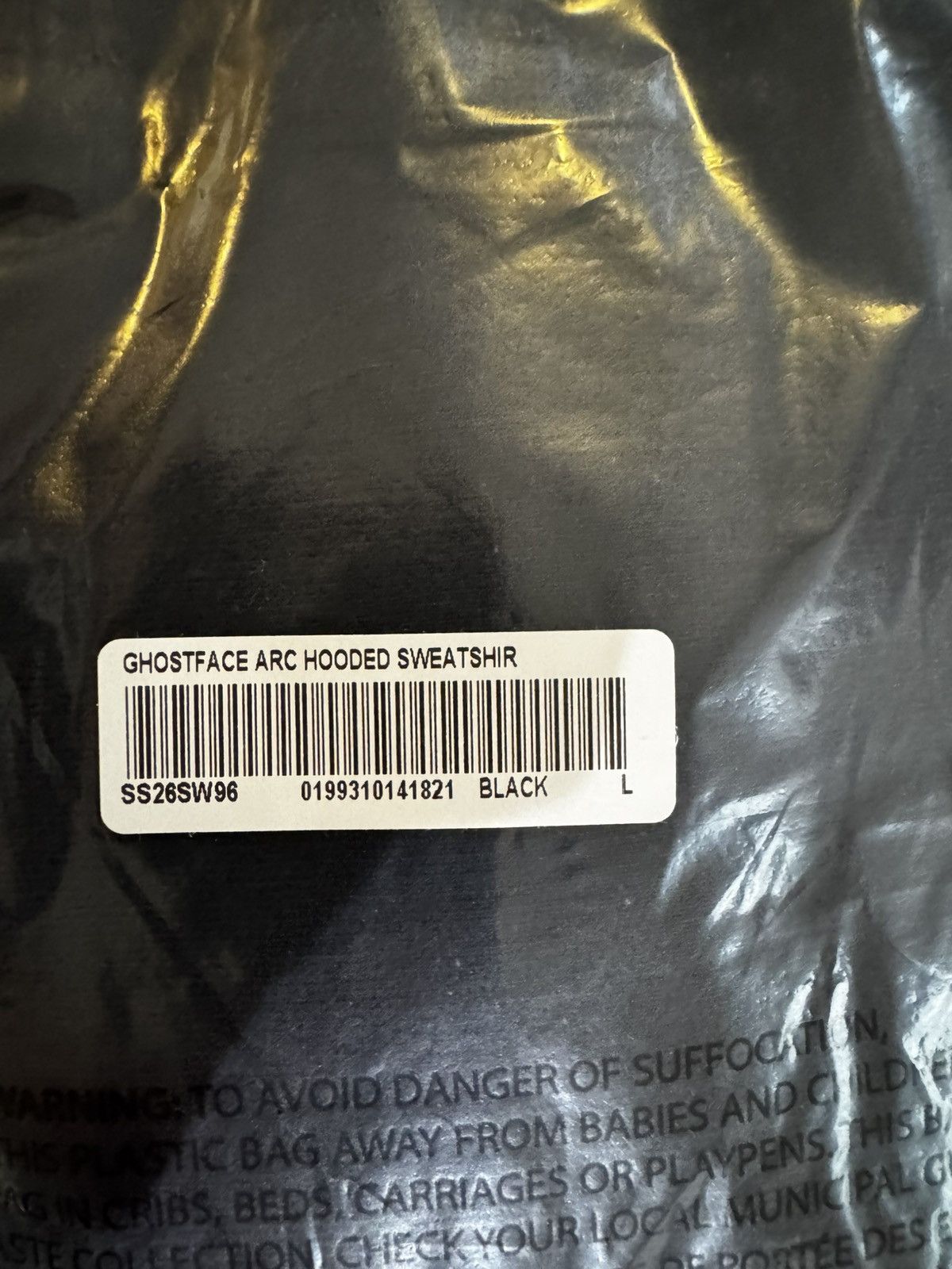 Supreme Supreme Ghostface Arc Hooded Sweatshirt Black Size L IN HAND Size US L / EU 52-54 / 3 - 4 Thumbnail