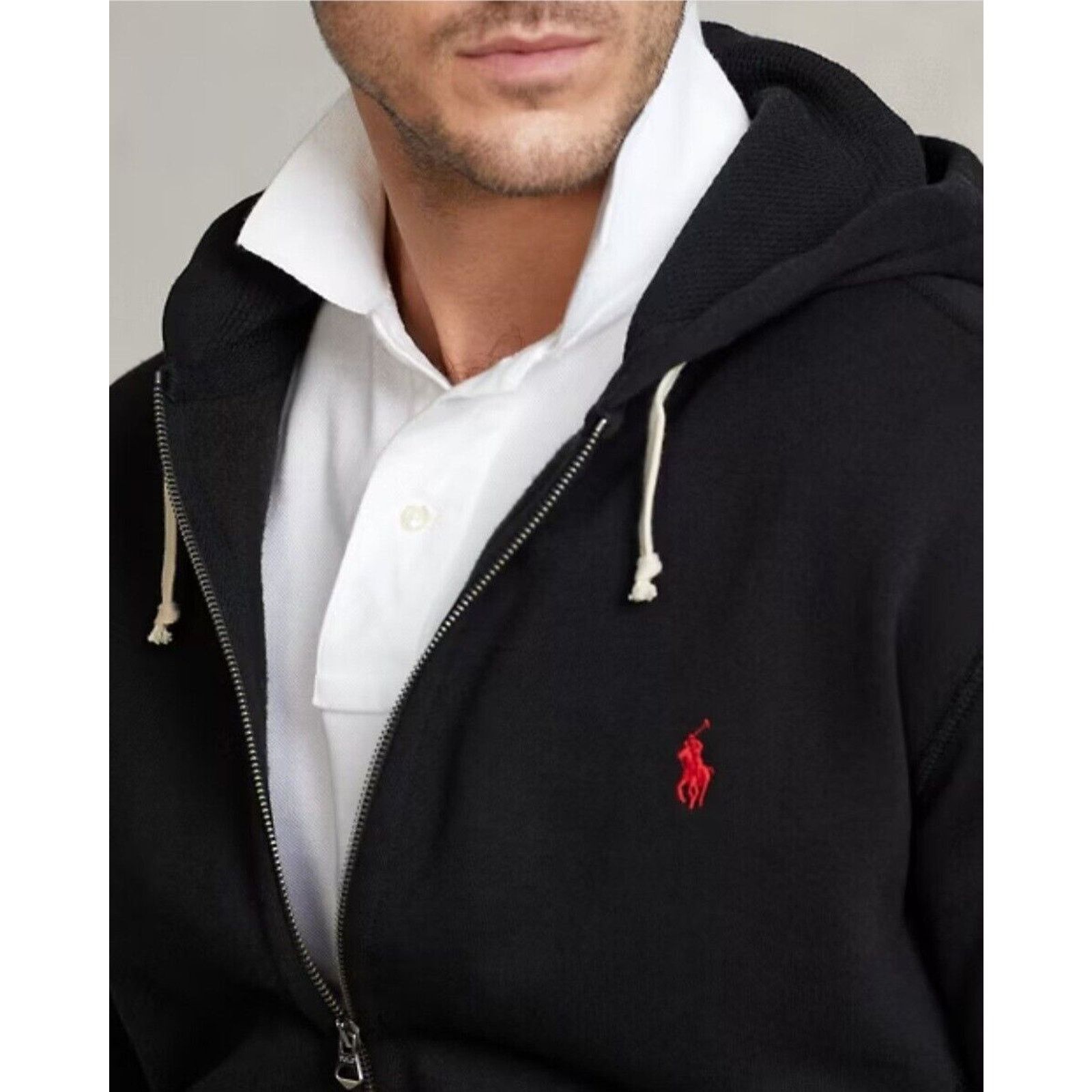Paoloni Polo Ralph Lauren Heavy weight Full Zip Waffle Hoodie 3XB Size US XXL / EU 58 / 5 - 3 Thumbnail