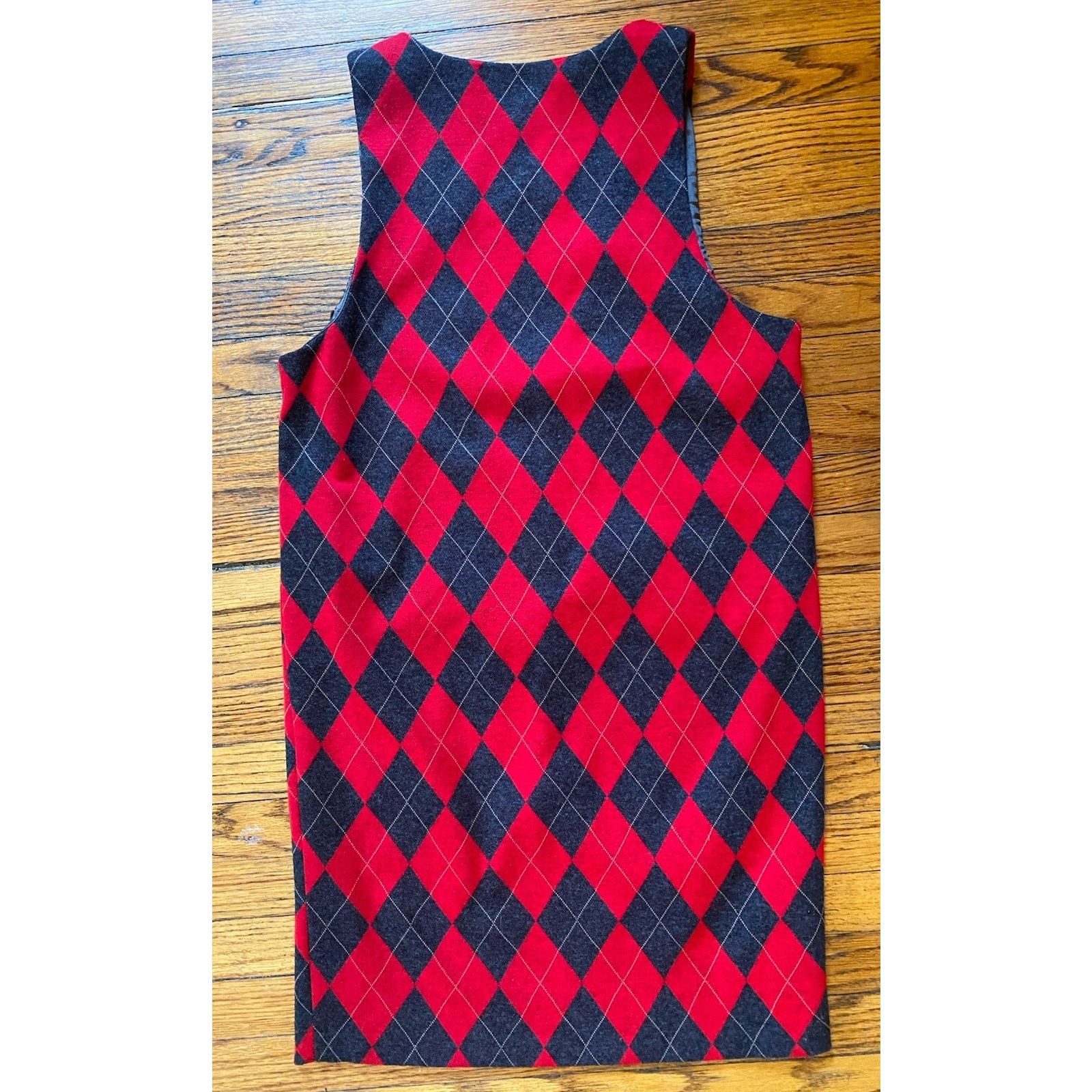 Vintage VTG Jumper Winter Dress Women’s 4 Petite Red Buffalo Size S / US 4 / IT 40 - 5 Thumbnail