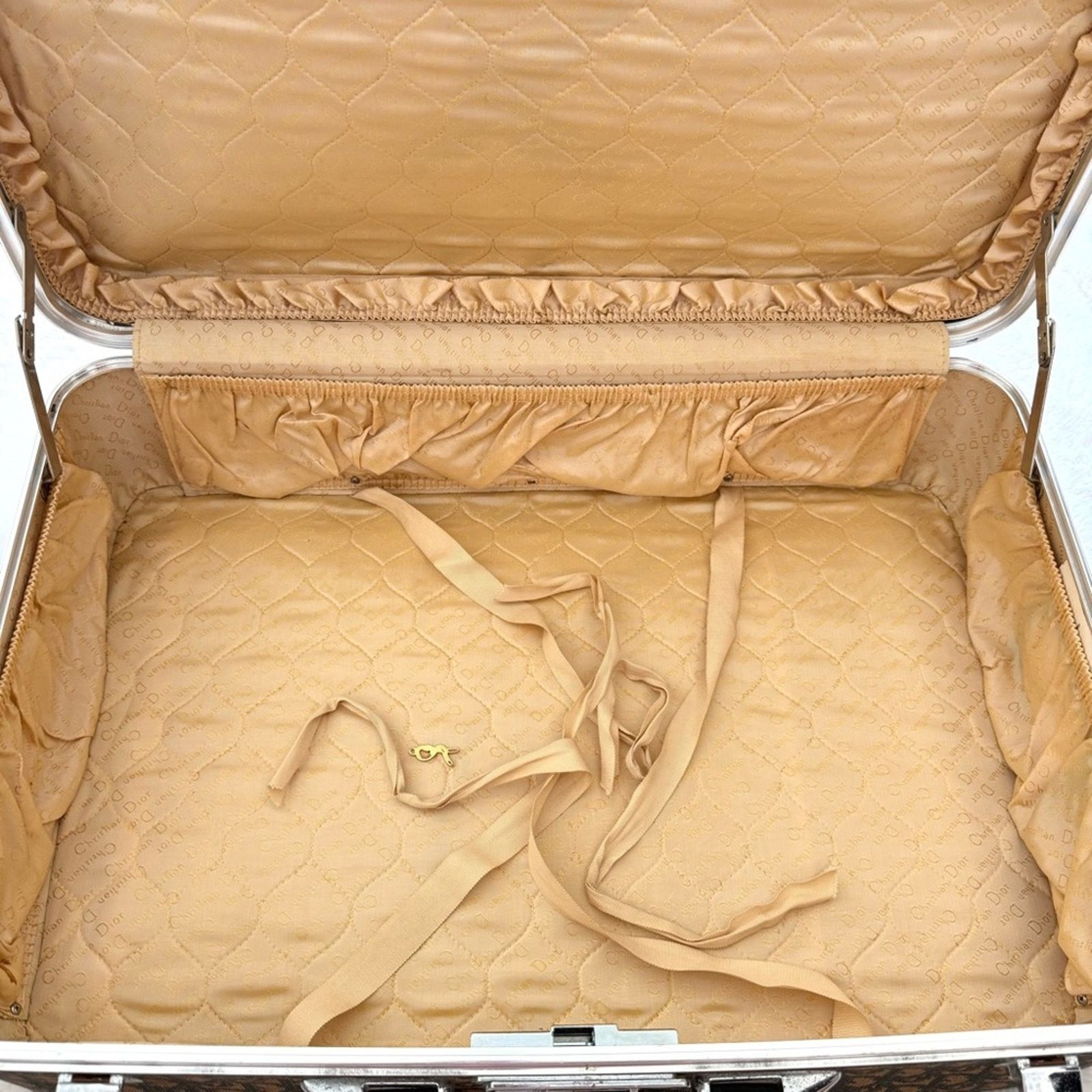 Dior Vintage 1970s Christian Dior Suitcase 100% Authentic 28x18x8 Size ONE SIZE - 10 Thumbnail
