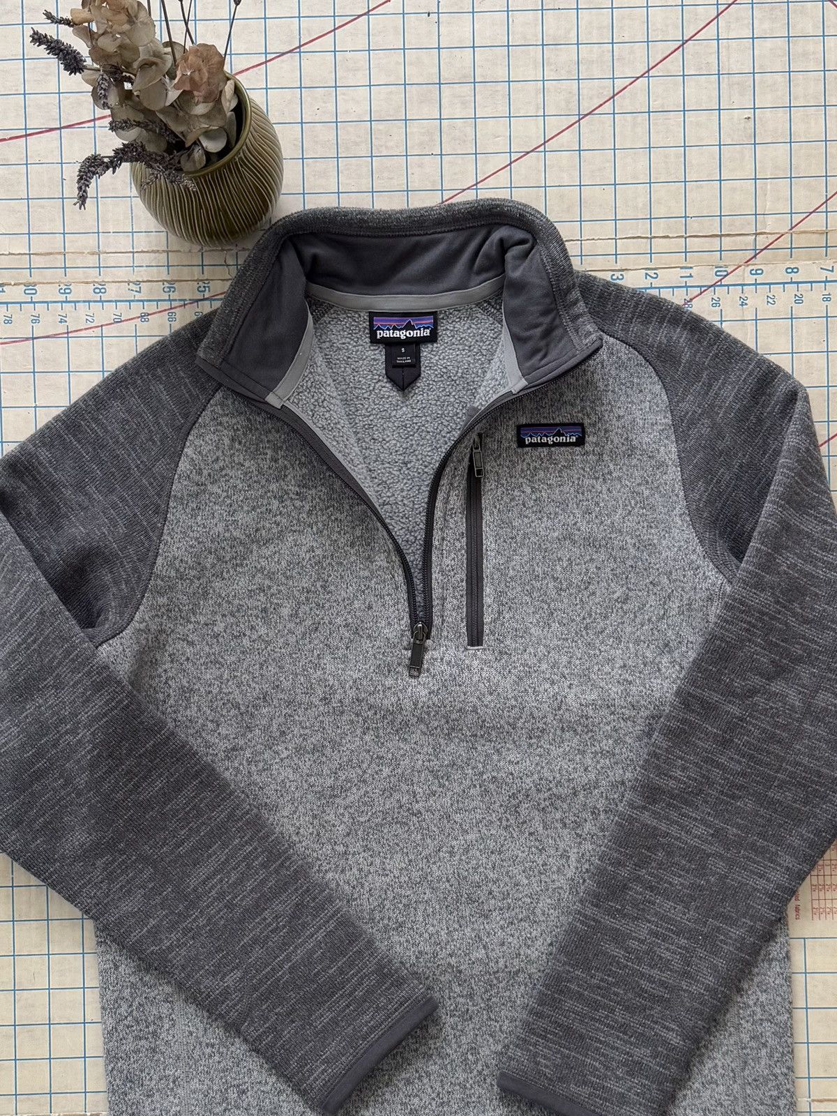 Patagonia Patagonia Better Sweater 1/4 Zip Fleece Mens Small Gray Size US S / EU 44-46 / 1 - 4 Thumbnail