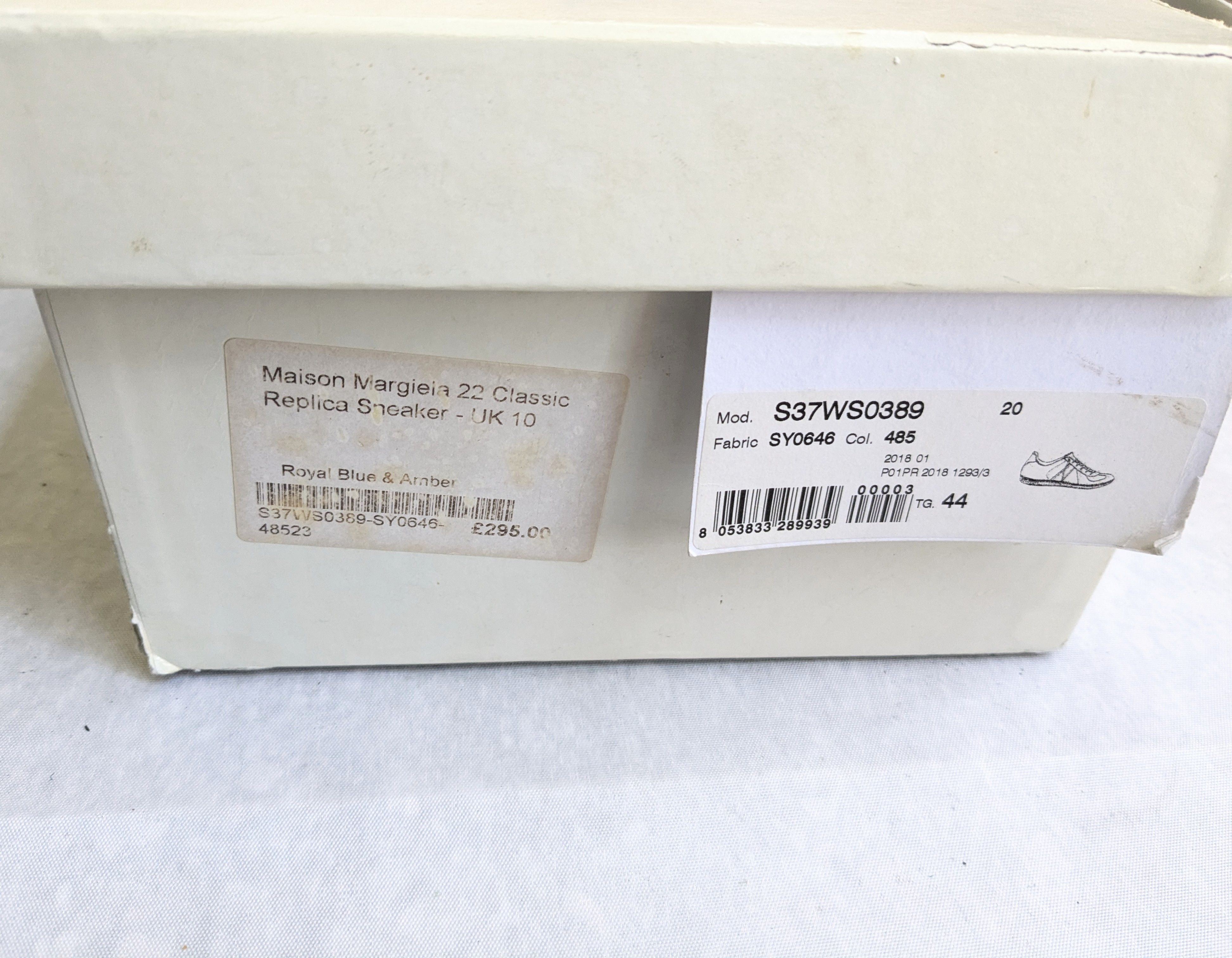 Maison Margiela Maison Margielas Replica GAT Blue 11 44 Gum Low Tops Size US 11 / EU 44 - 21 Thumbnail